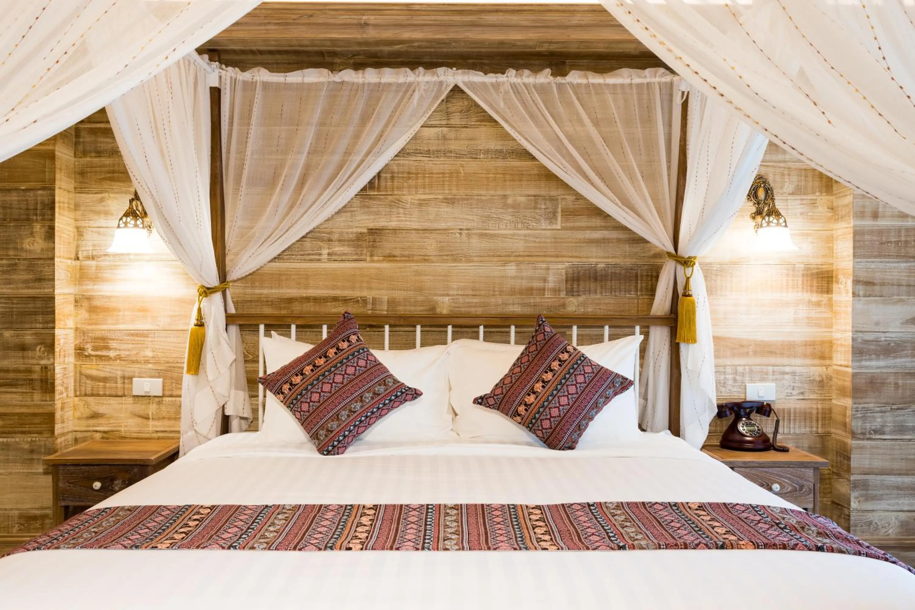 Decorative detail in Nampiangdin Boutique Hotel