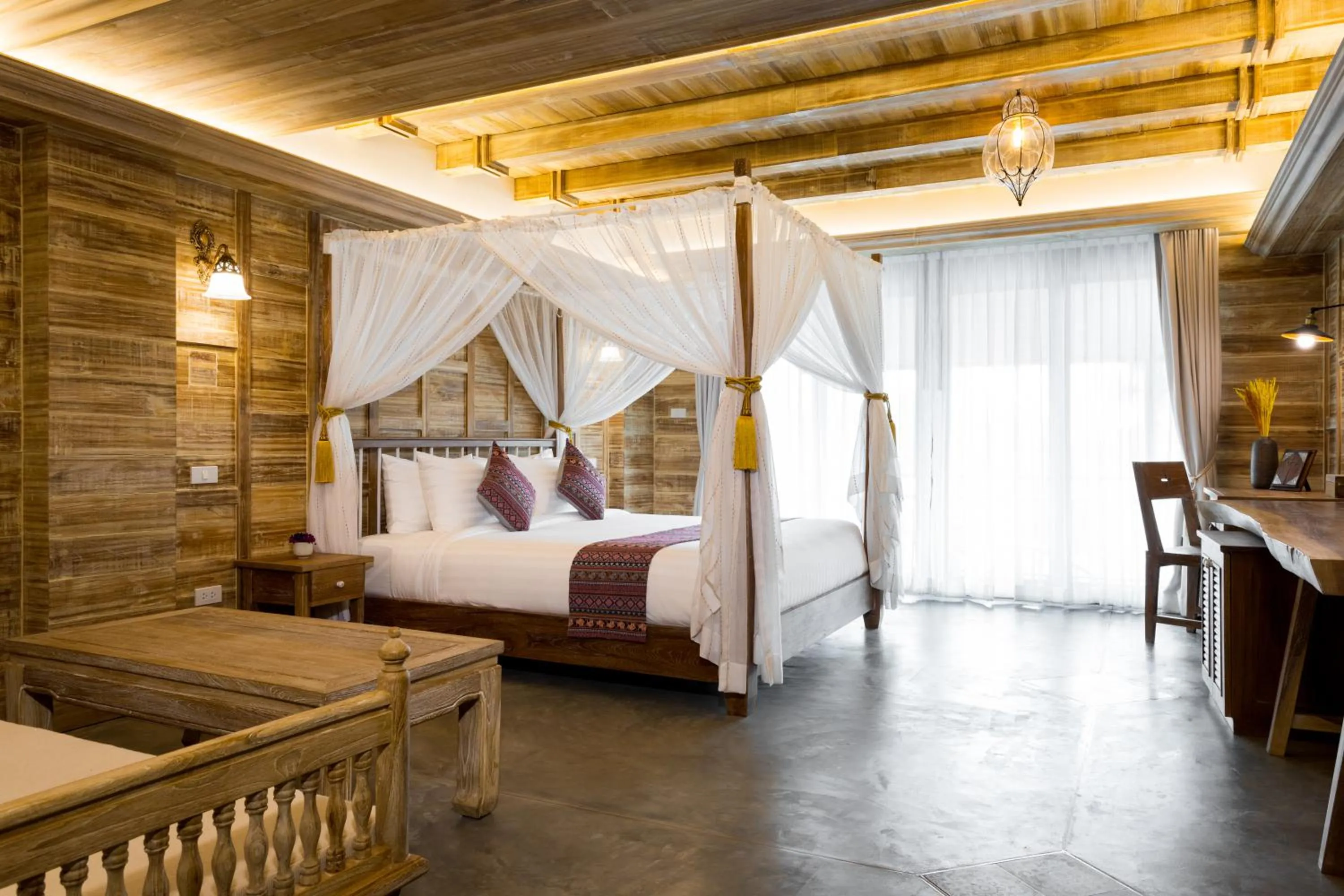 Decorative detail in Nampiangdin Boutique Hotel