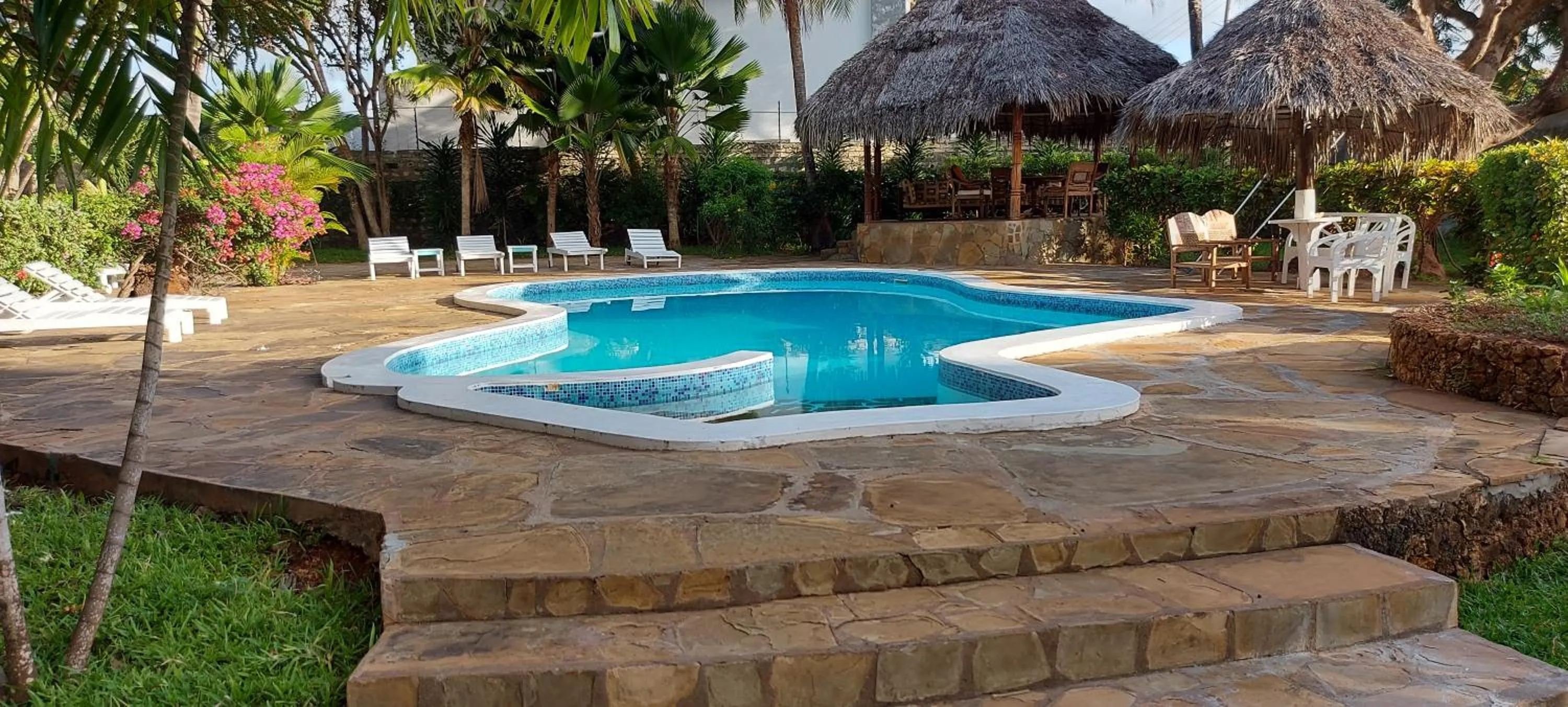 Swimming pool in The Villa Mela, Malindi