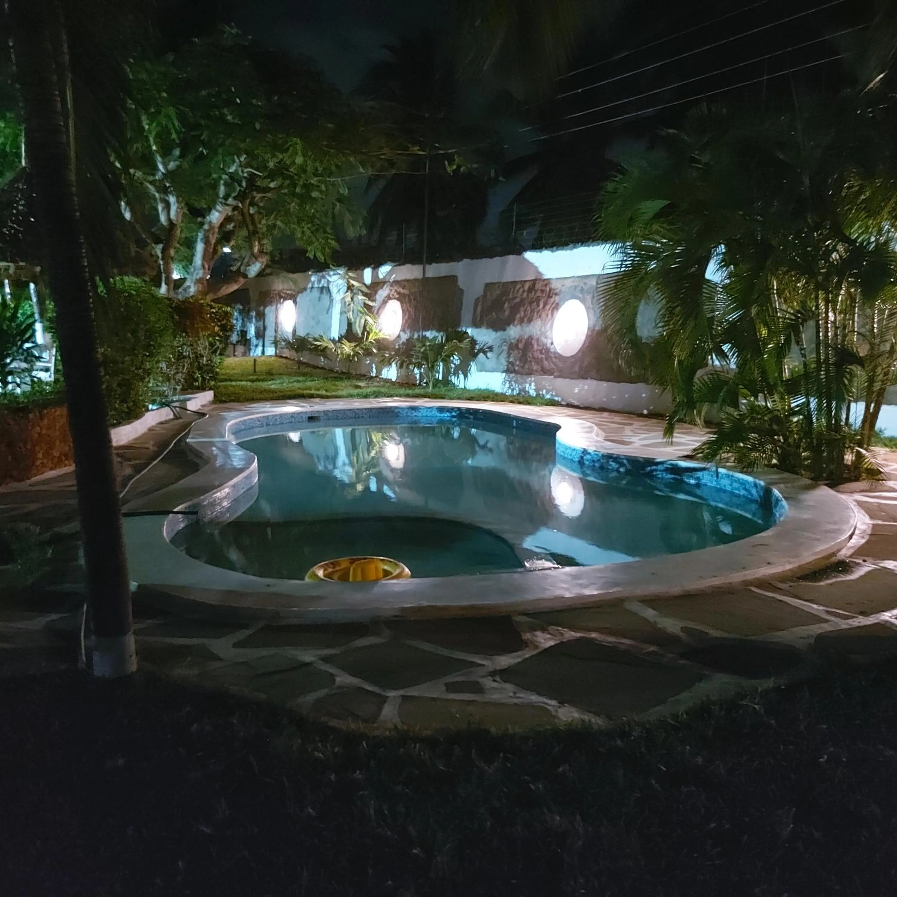 Pool view in The Villa Mela, Malindi