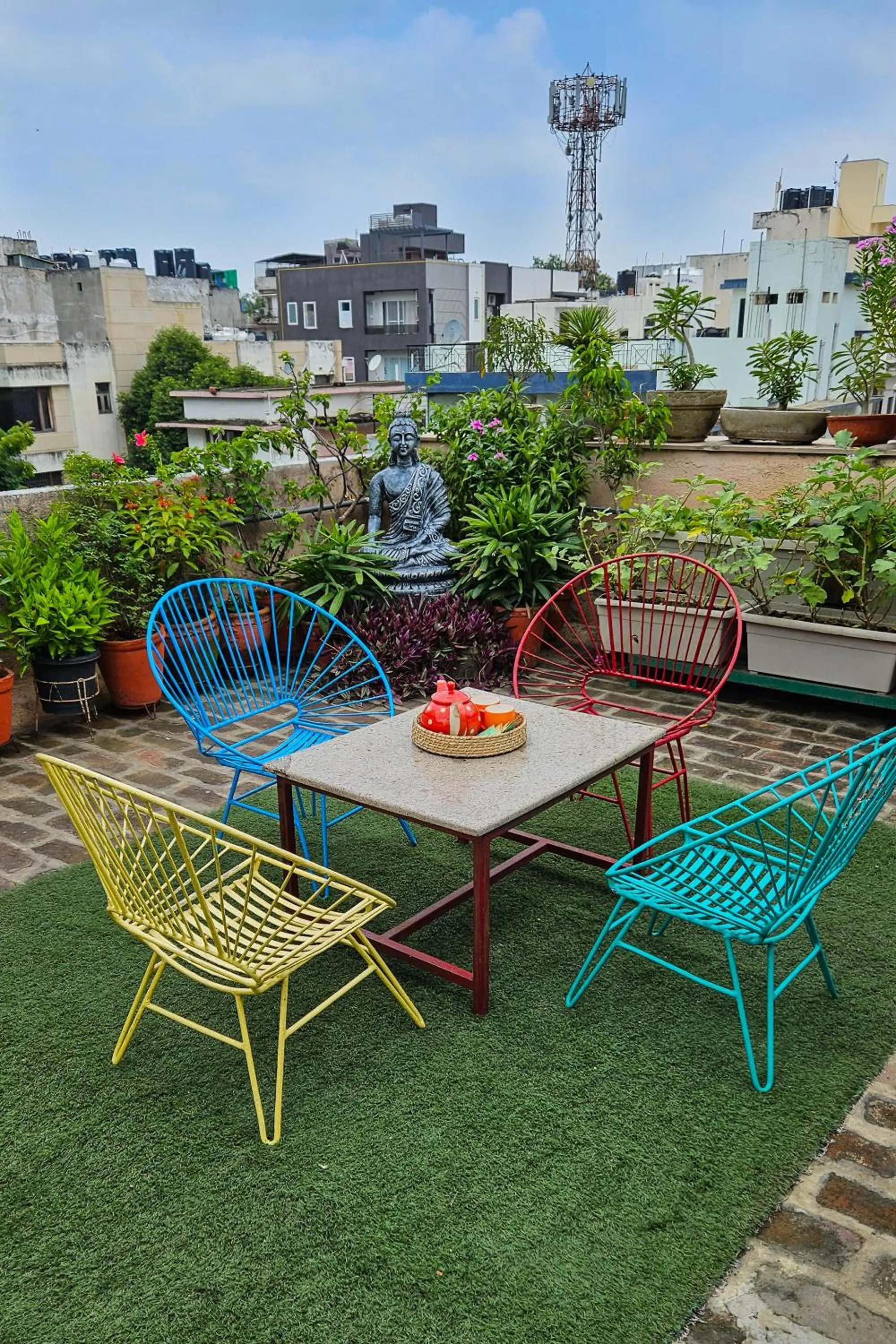 Balcony/Terrace in Prakash Kutir B&B