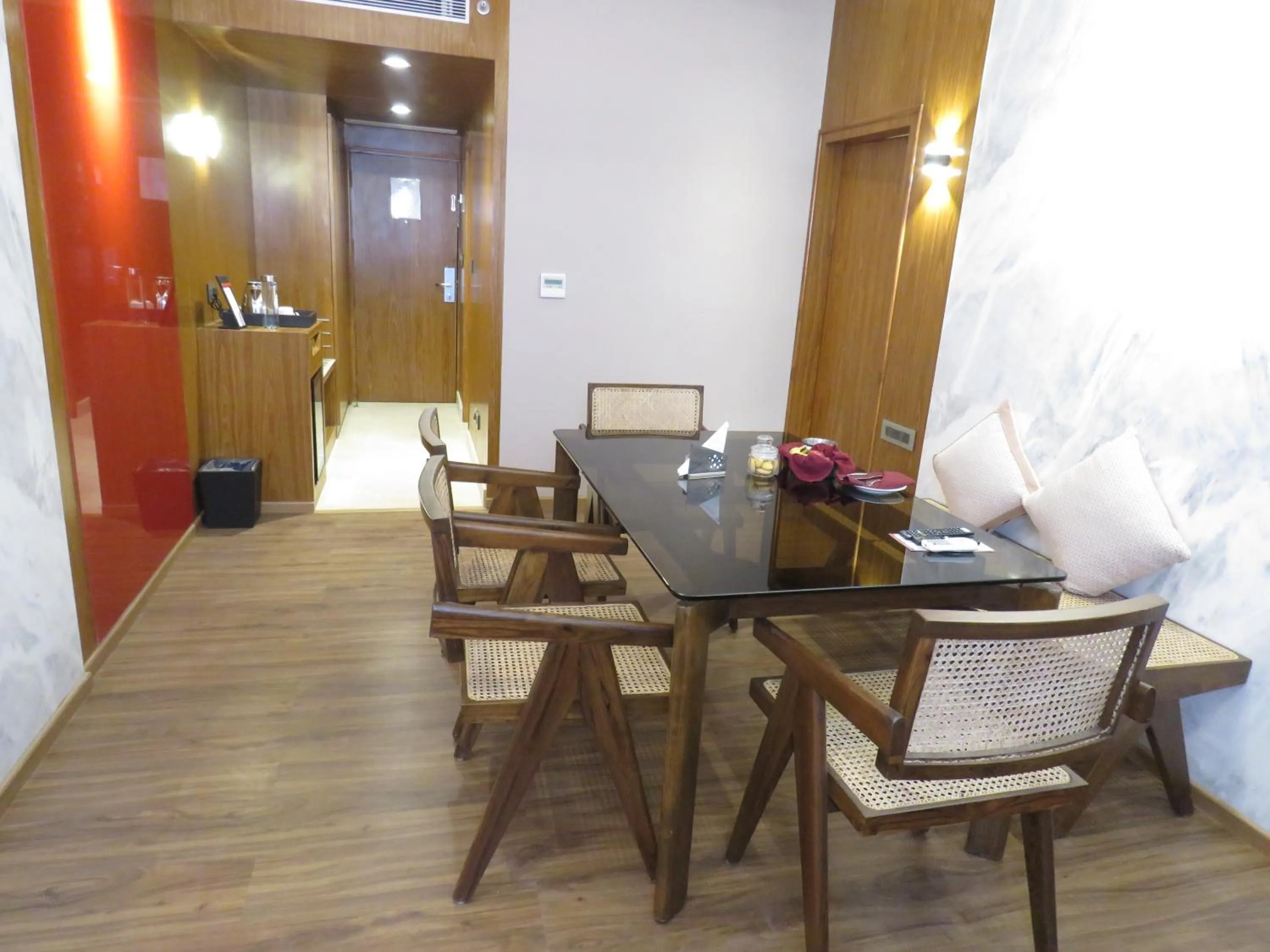 Seating area in Lords Plaza Surat