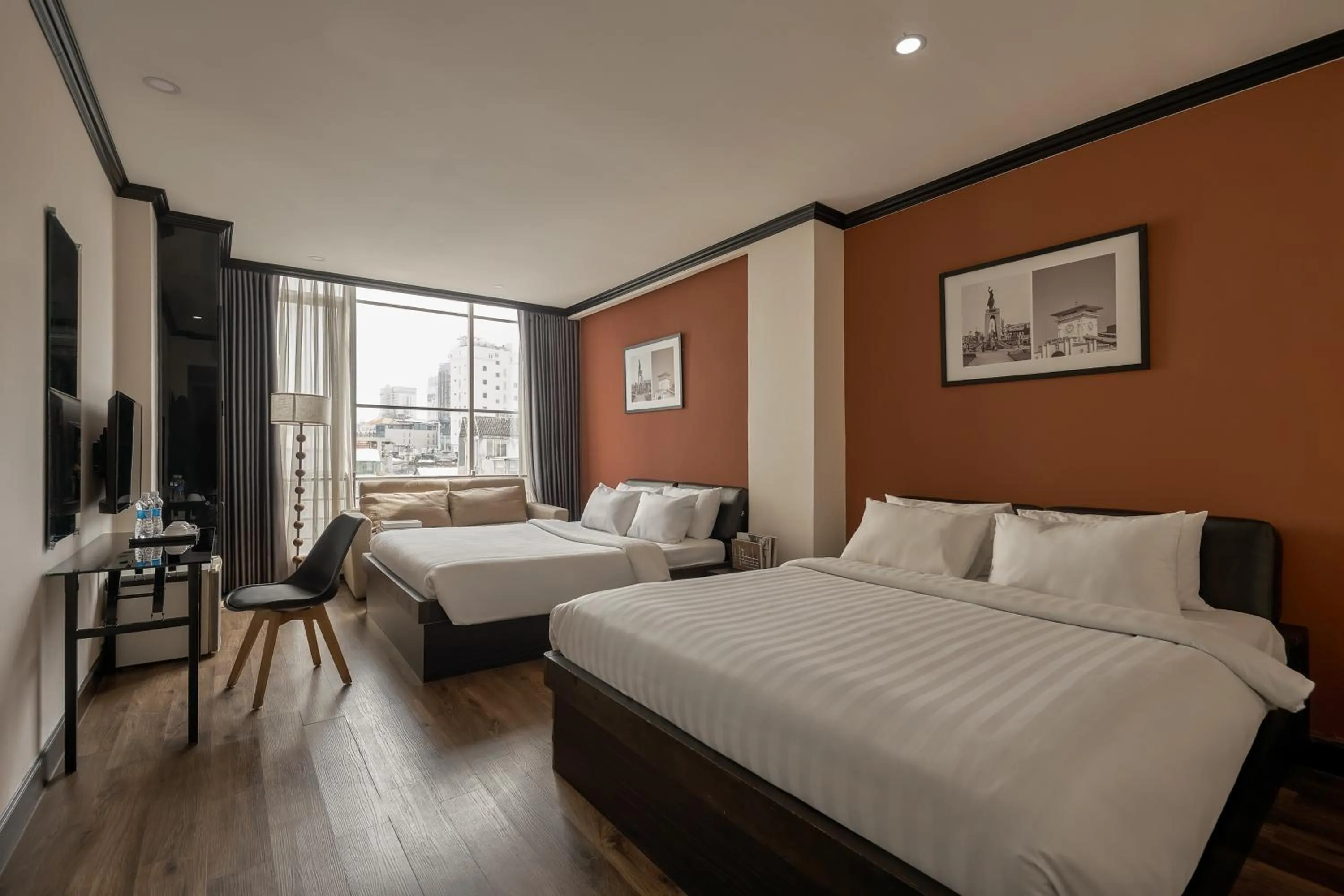 Bed in The One Premium Hotel