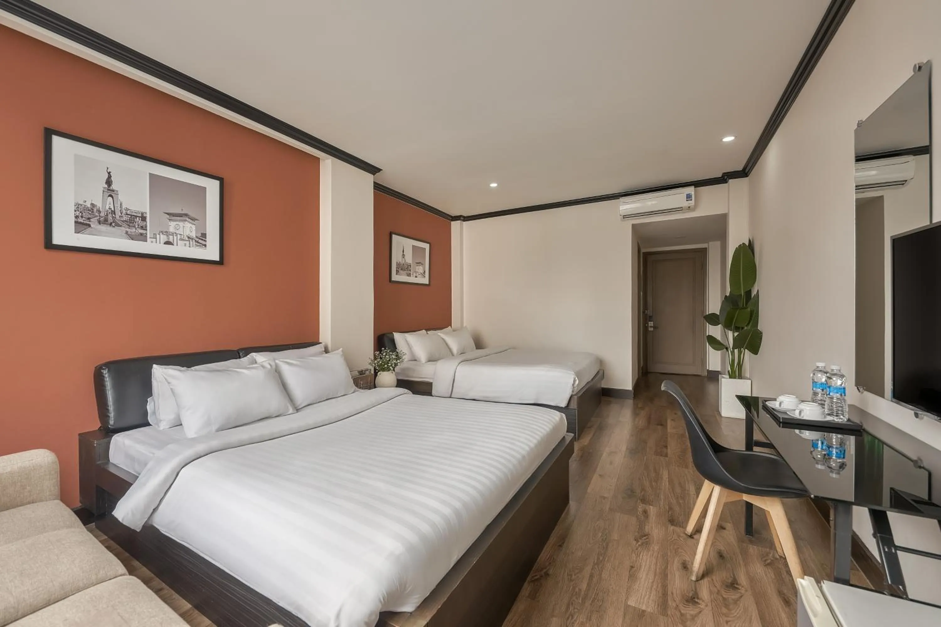 Bed in The One Premium Hotel