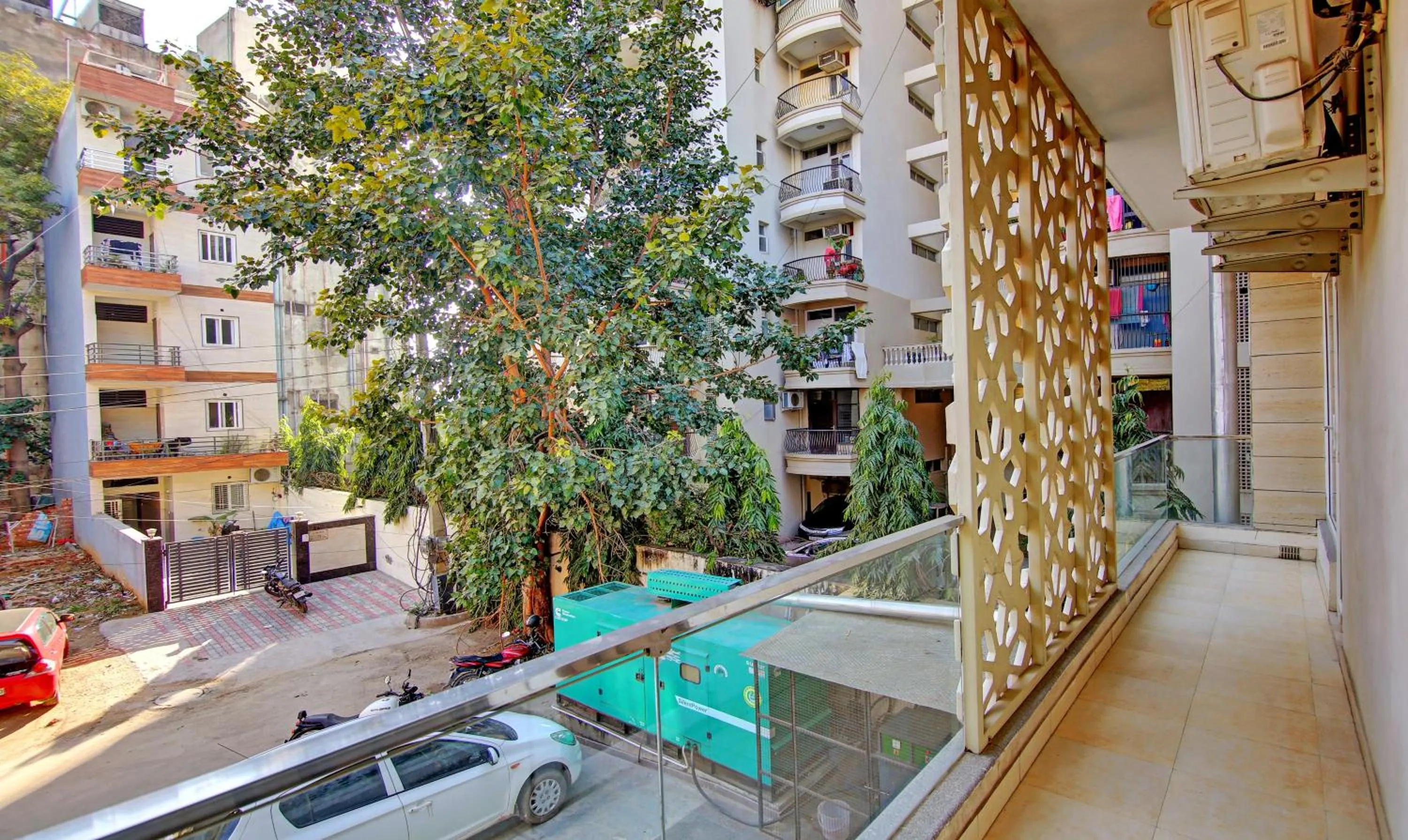 Balcony/Terrace in Treebo Sai Village Gold Souk - Sec 43