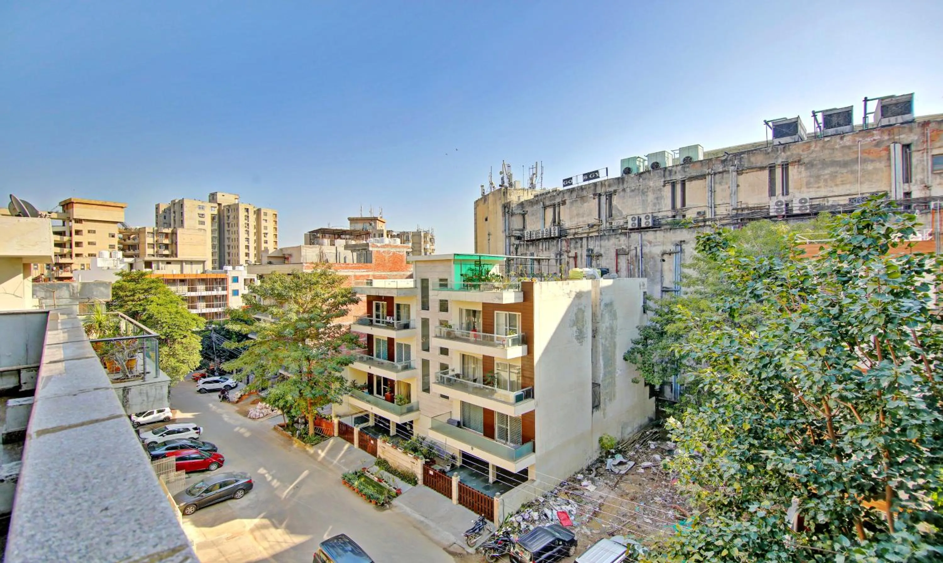 City view in Treebo Sai Village Gold Souk - Sec 43