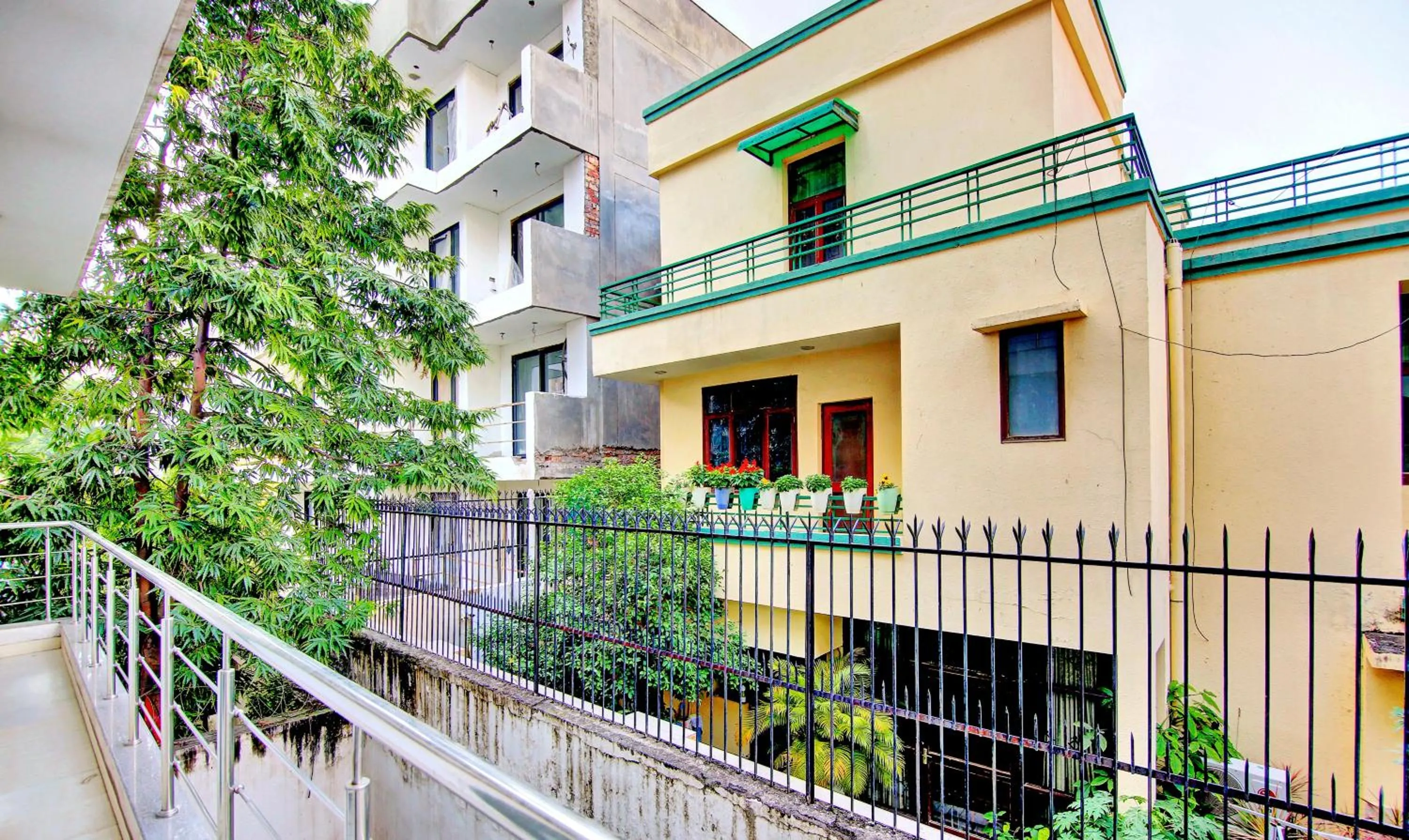 Balcony/Terrace in Treebo Sai Village Gold Souk - Sec 43