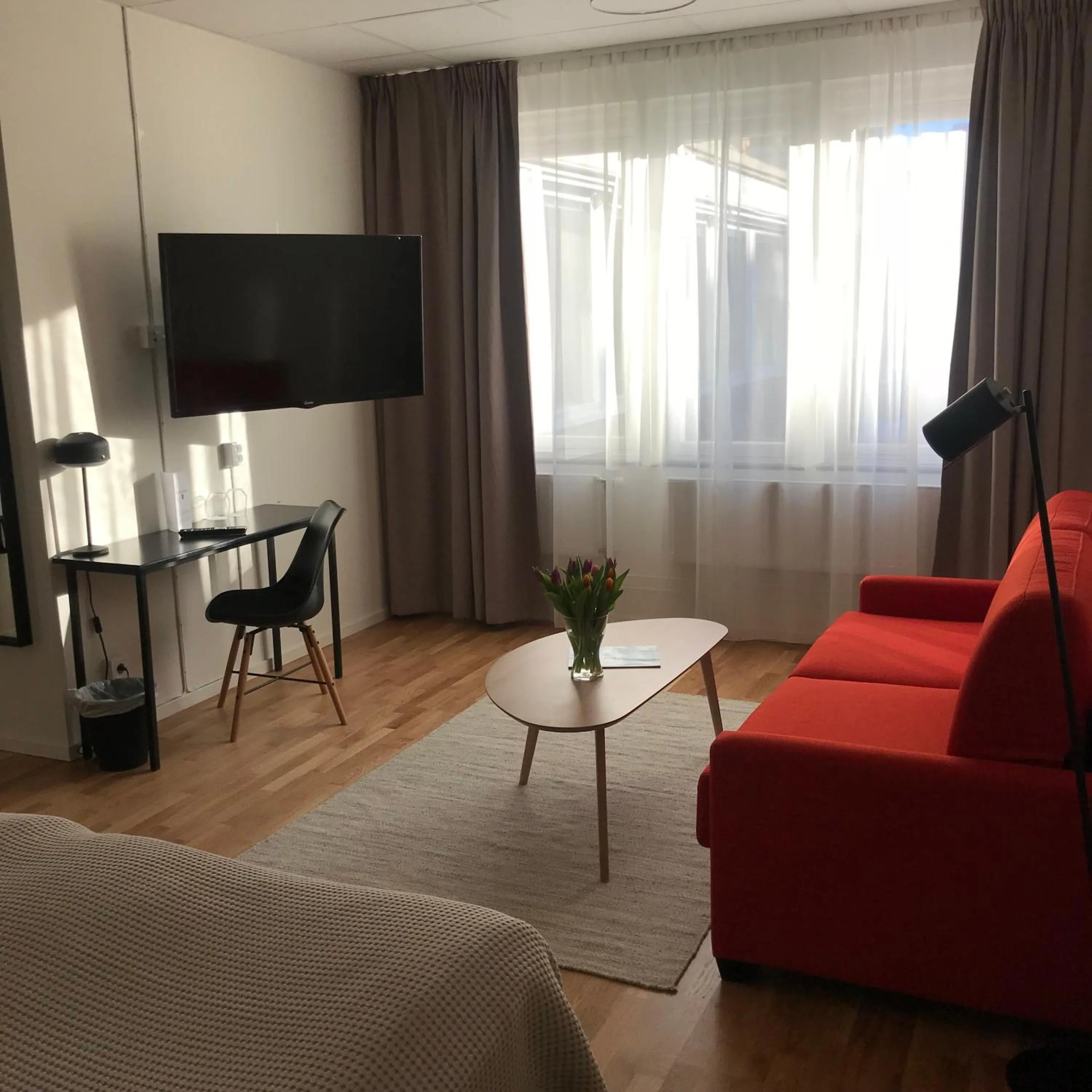 TV and multimedia, Bed in Hotel Falun