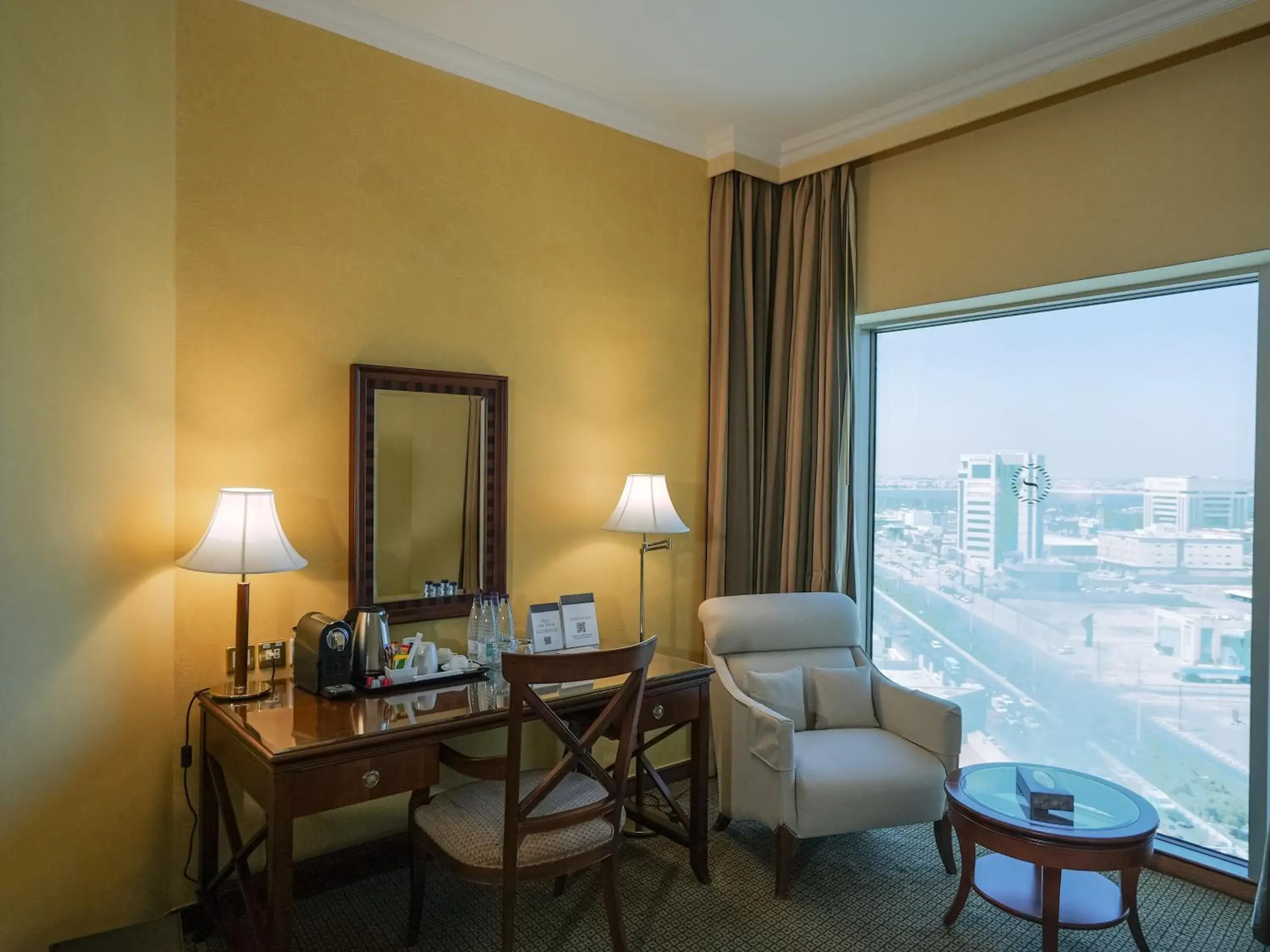 Club Room, Club lounge access, Guest room, 1 King, City view in Sheraton Dammam Hotel & Convention Centre Club Room, Club lounge access, Guest room, 1 King, City view in Sheraton Dammam Hotel & Convention Centre