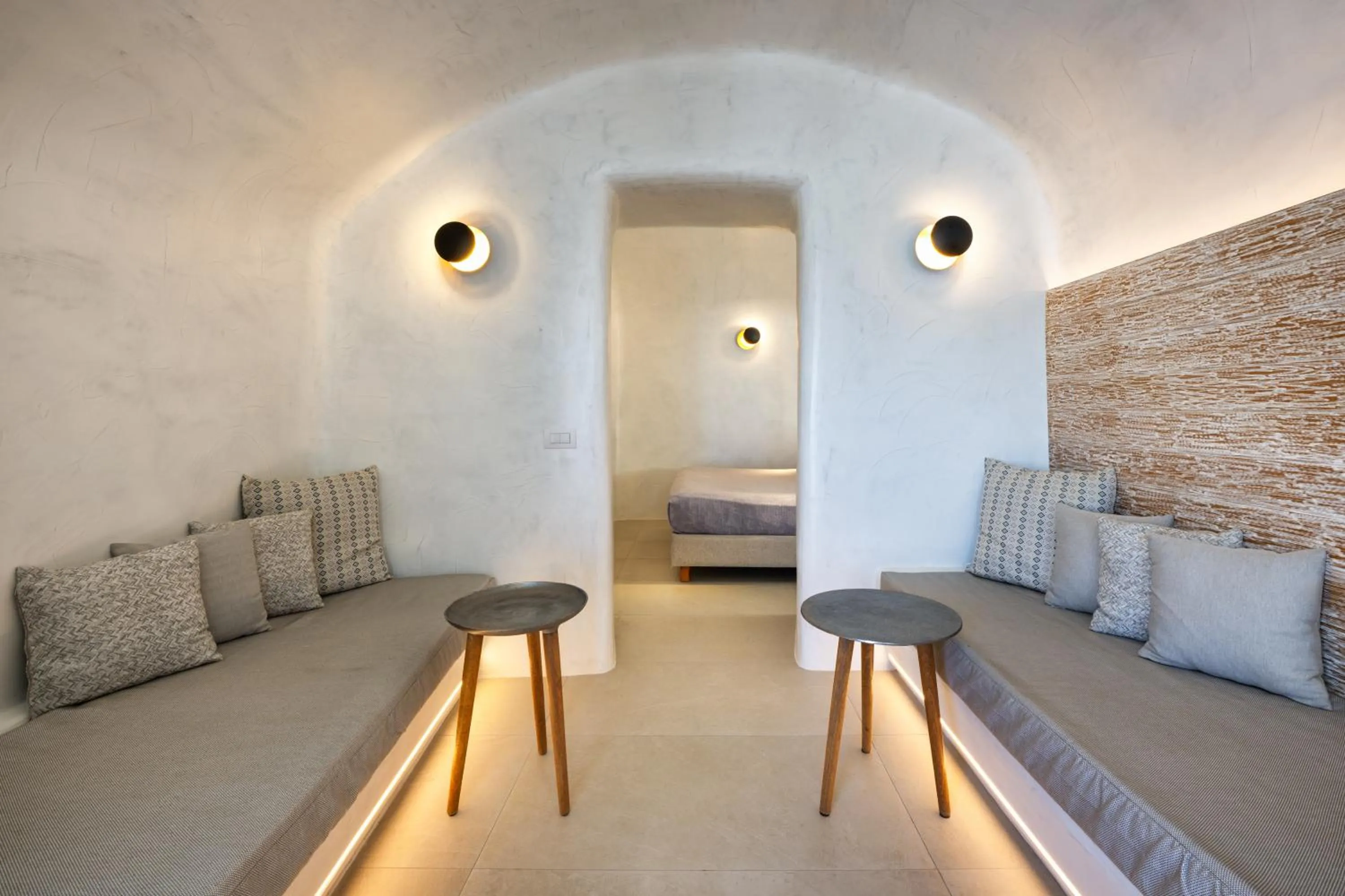 Living room in Athina Luxury Suites