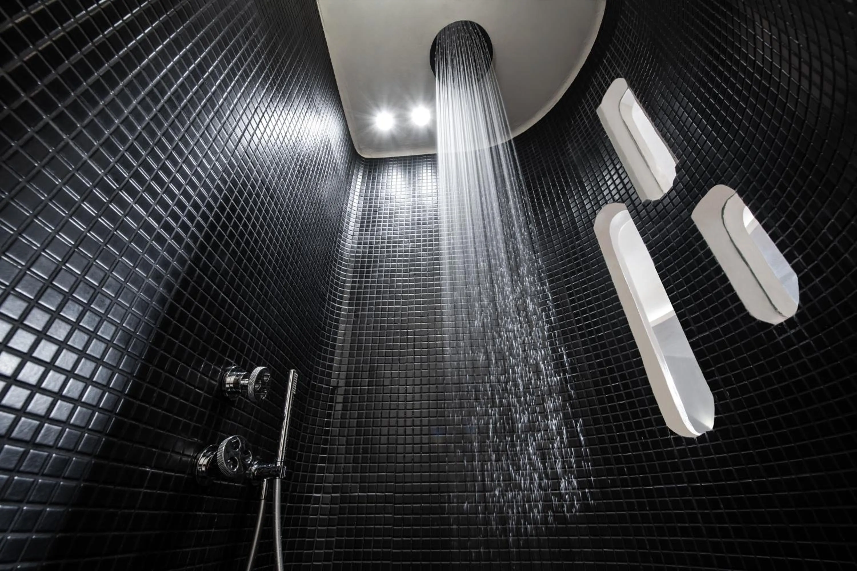 Shower in Athina Luxury Suites