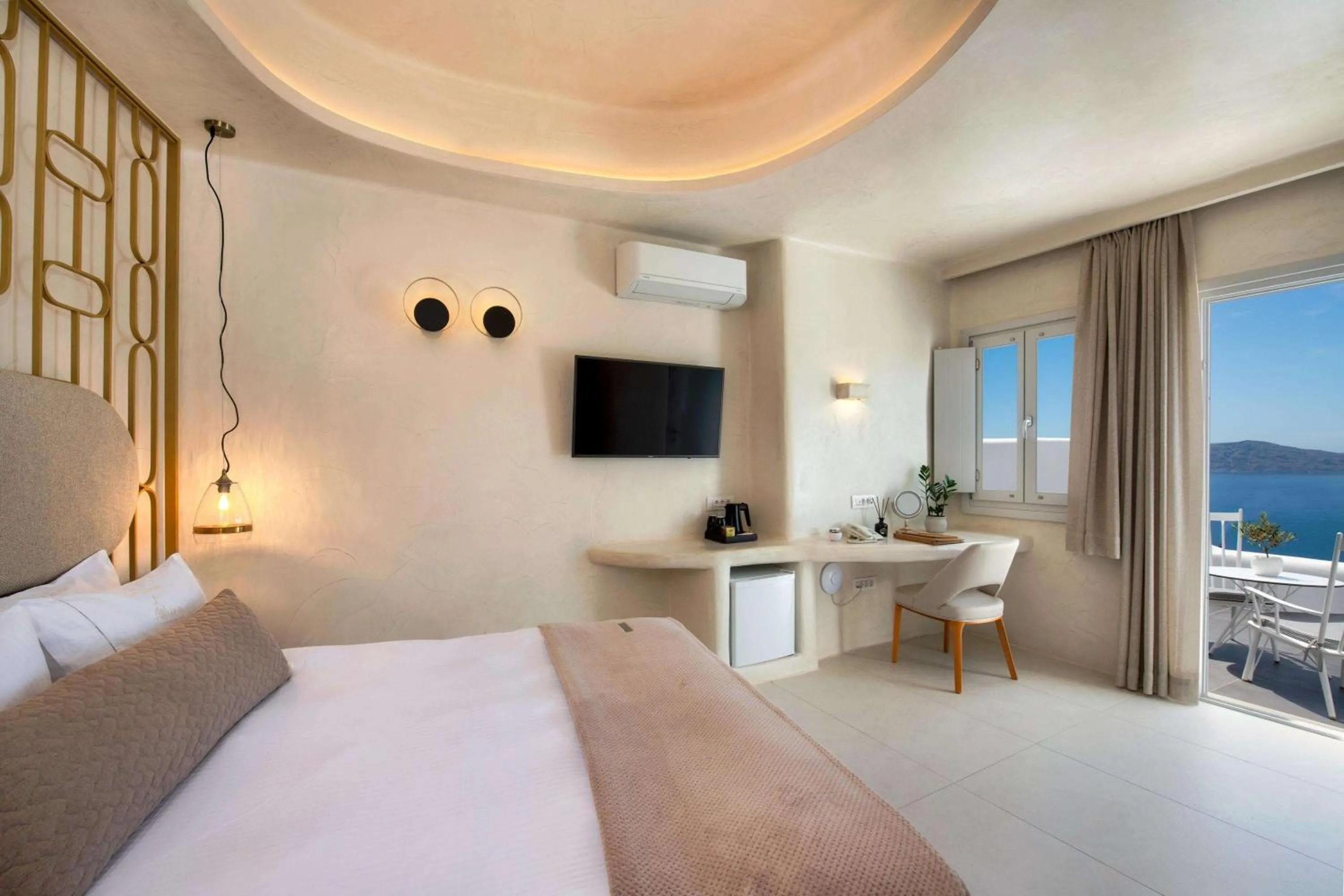 Bedroom in Athina Luxury Suites