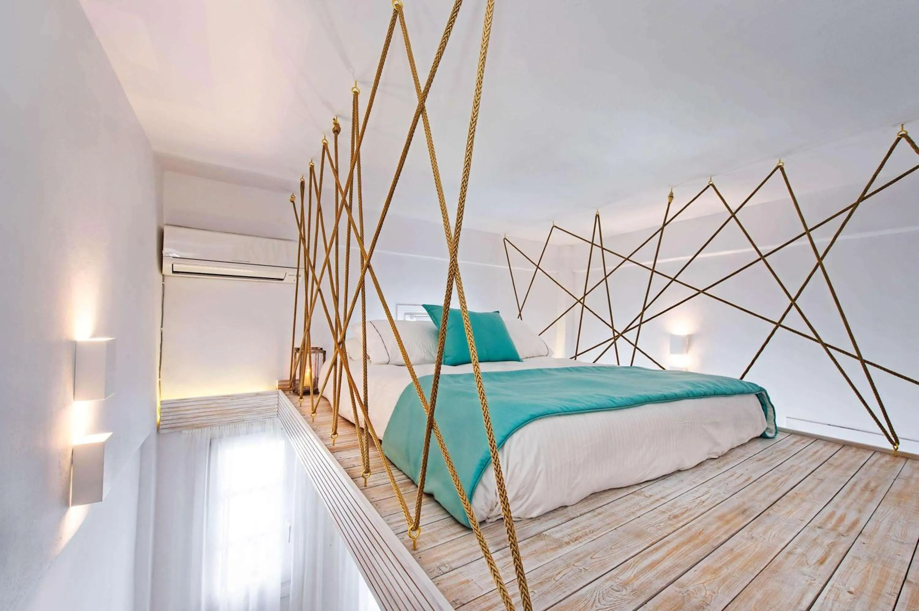 Bedroom in Athina Luxury Suites