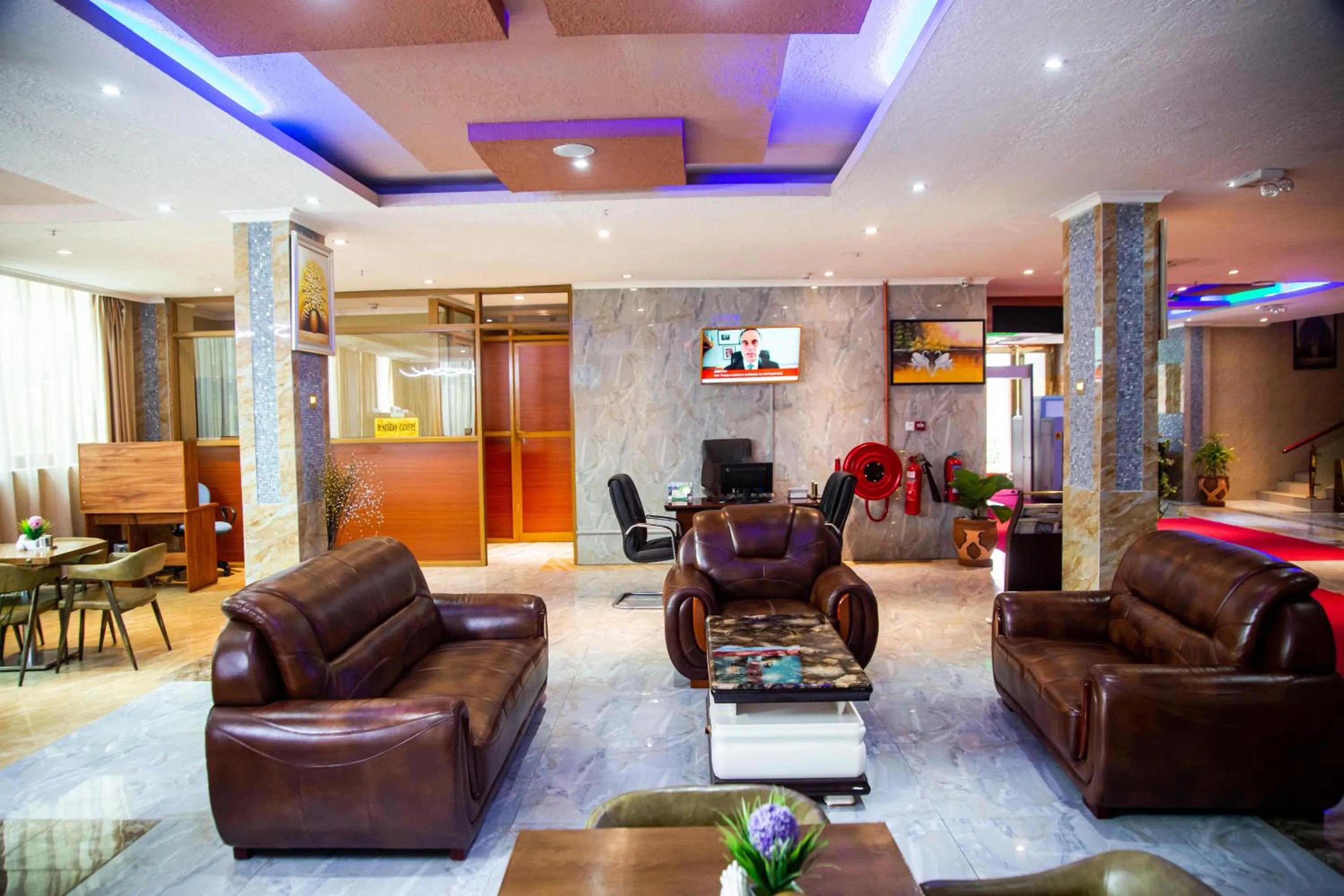 Seating area in Tiffany Diamond Hotels LTD - Makunganya