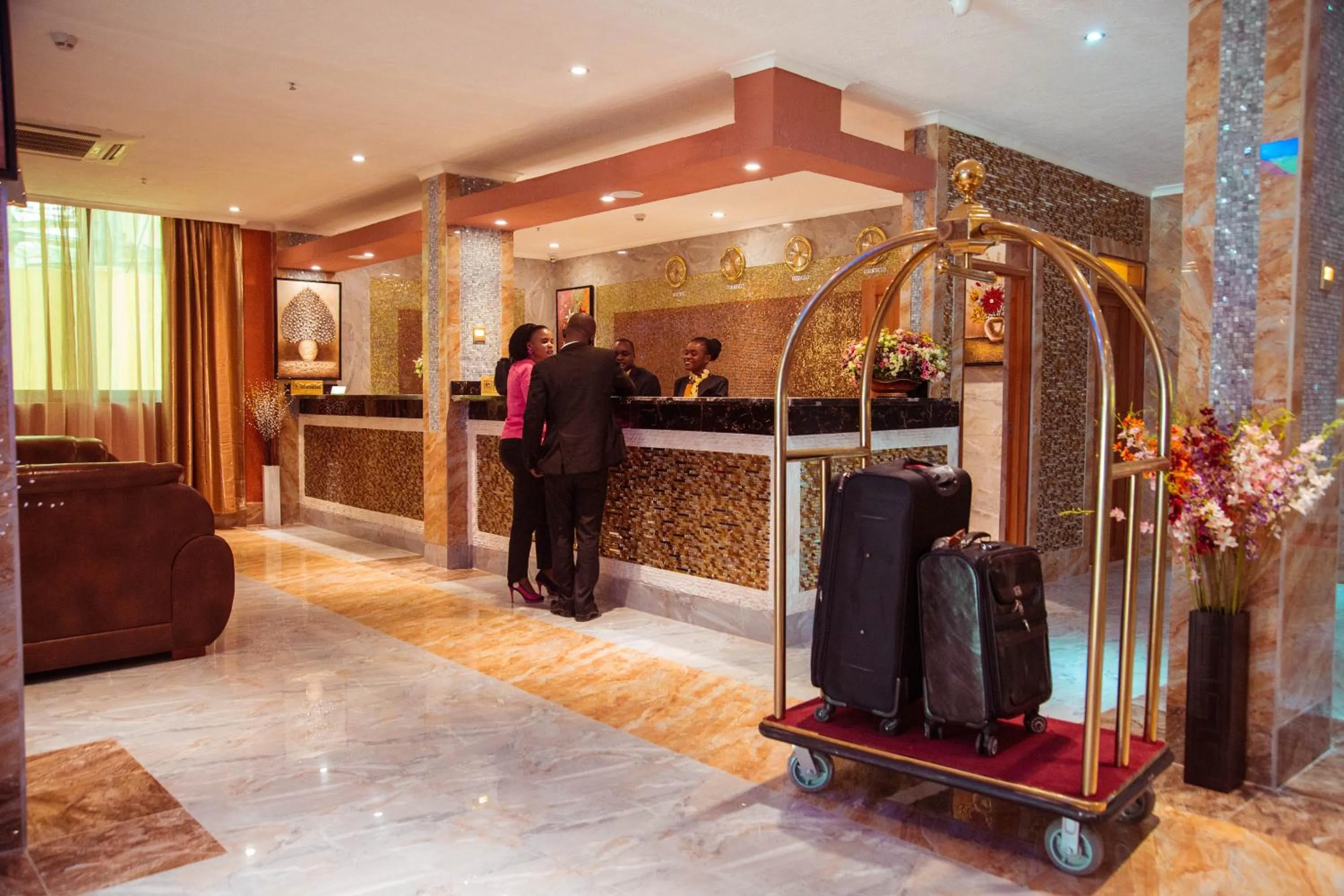 Lobby or reception in Tiffany Diamond Hotels LTD - Makunganya