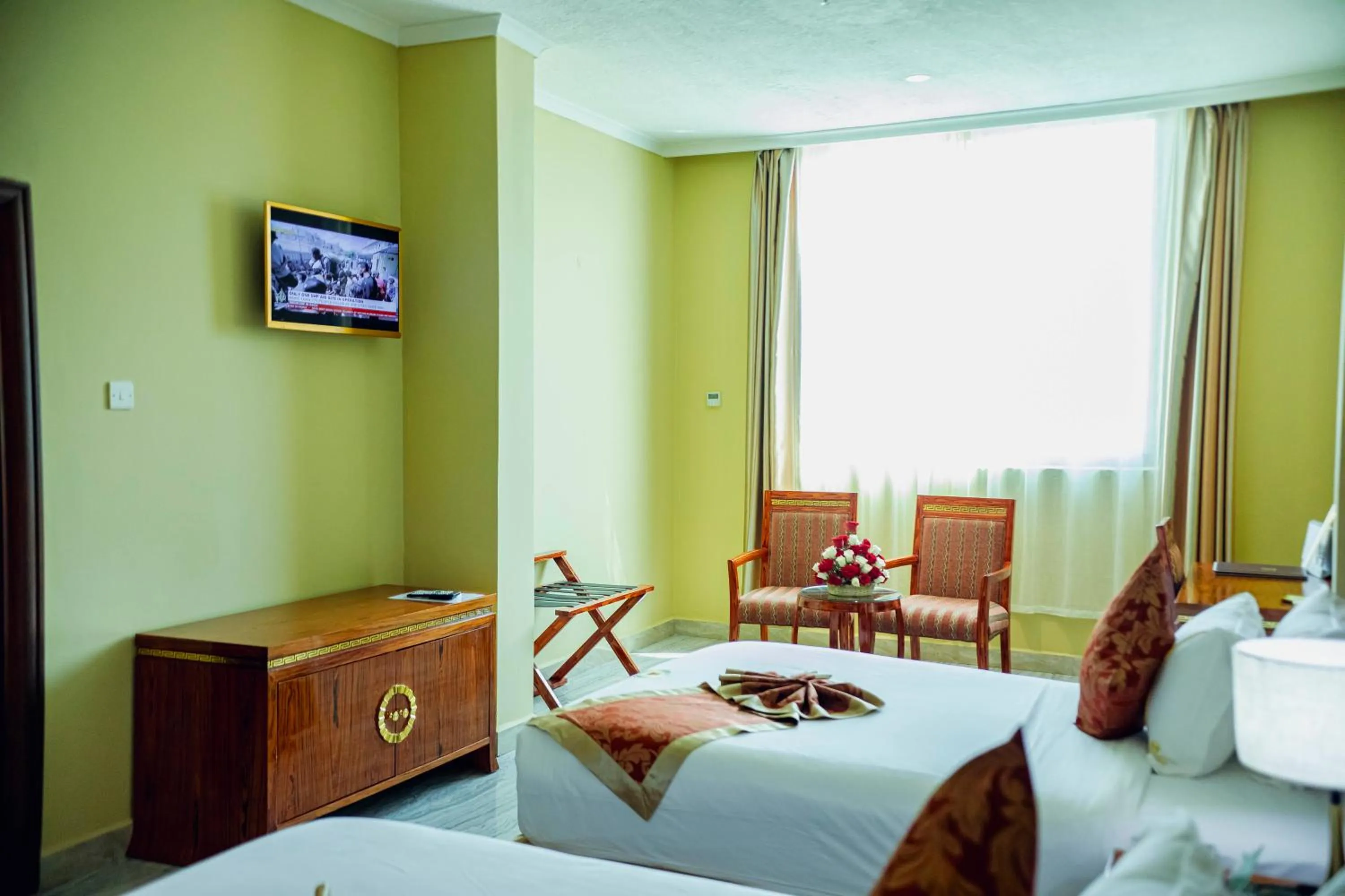 Bed in Tiffany Diamond Hotels LTD - Makunganya