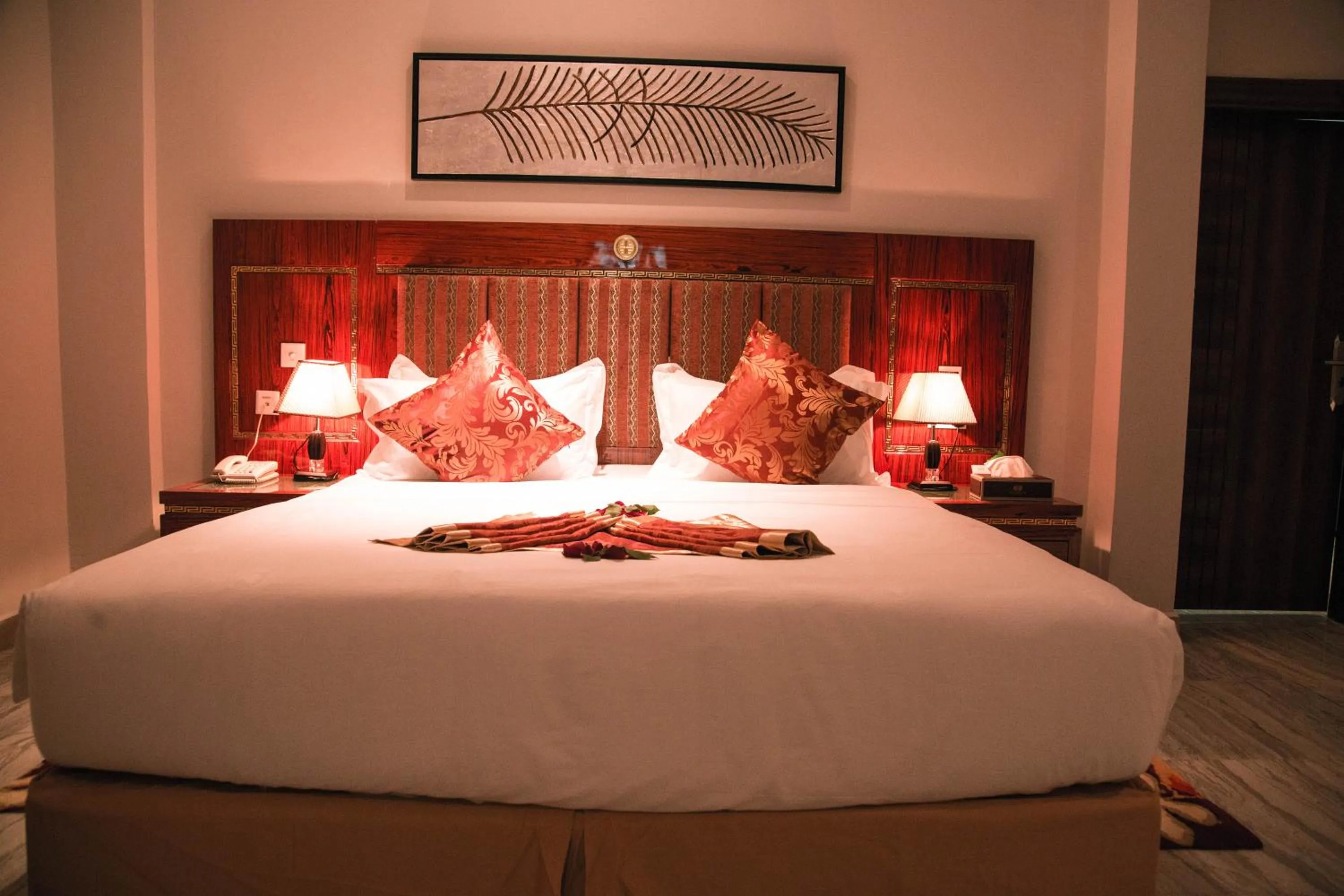 Bed in Tiffany Diamond Hotels LTD - Makunganya