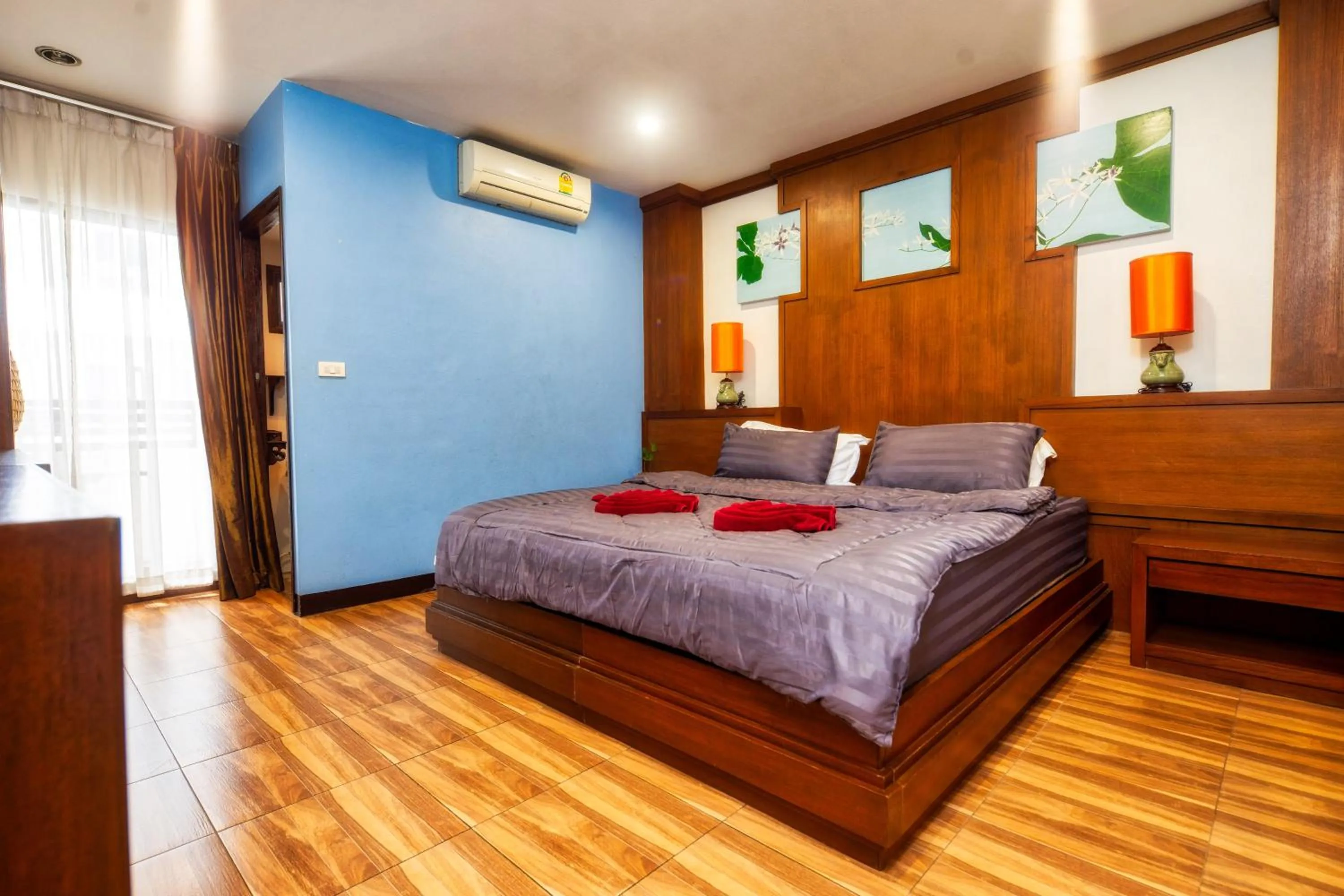 Bed in Ban Kong Rao Guesthouse