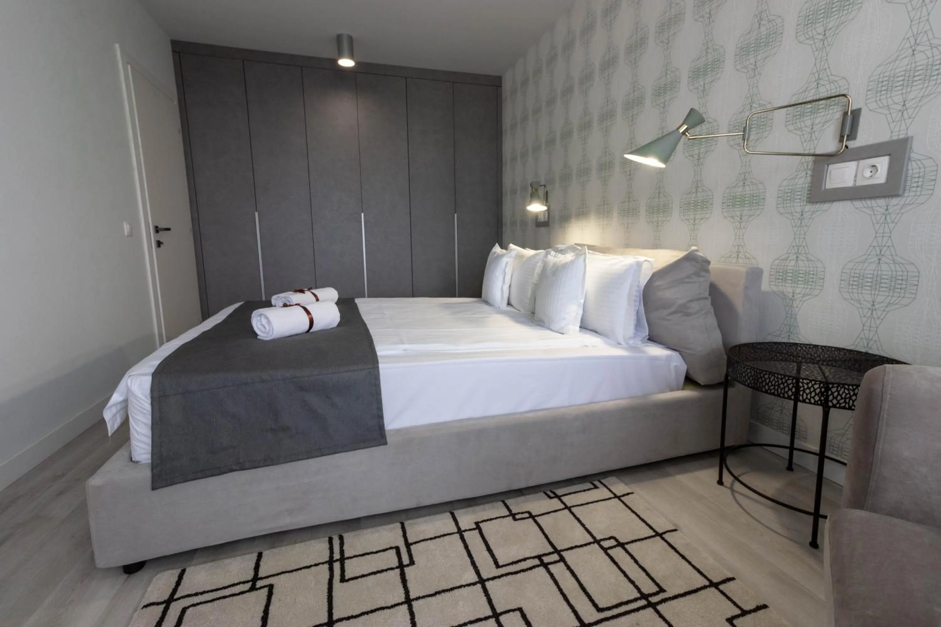 Bed in Ares ApartHotel