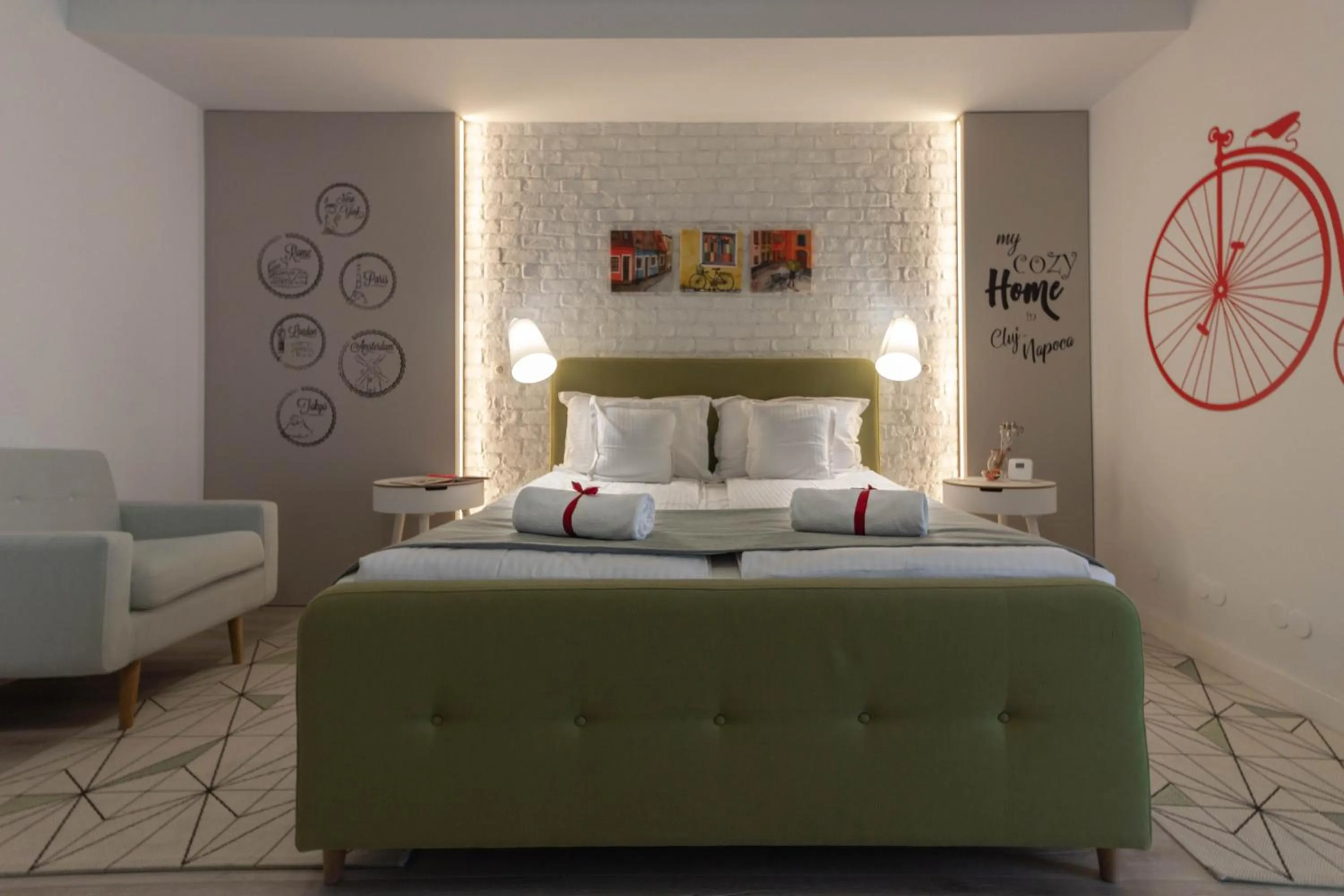 Bed in Ares ApartHotel