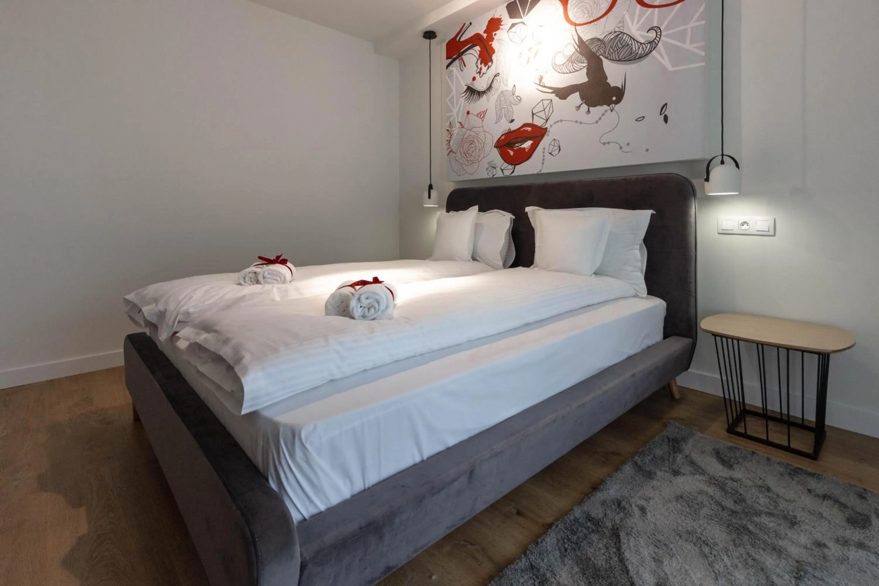 Bed in Ares ApartHotel