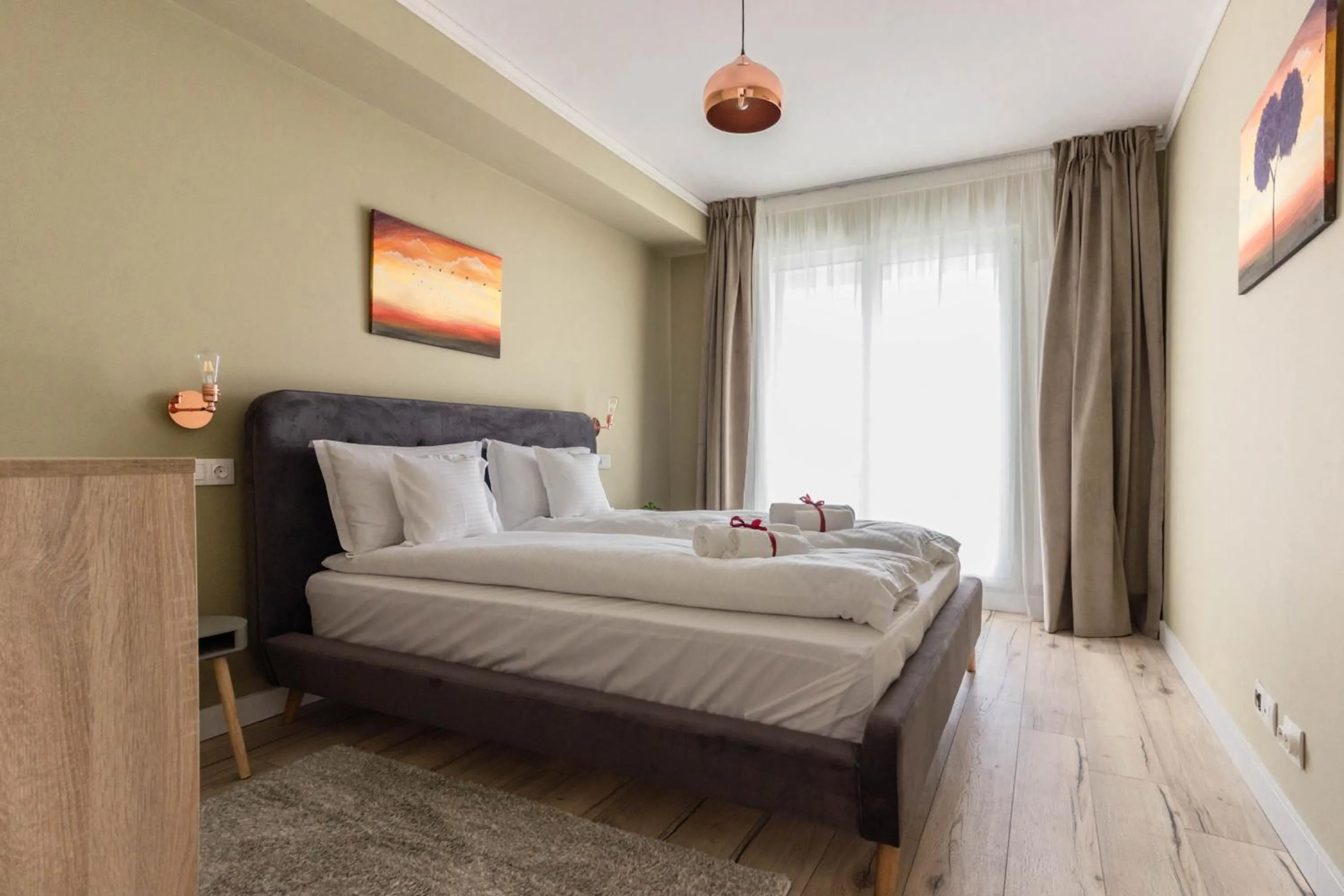 Bed in Ares ApartHotel