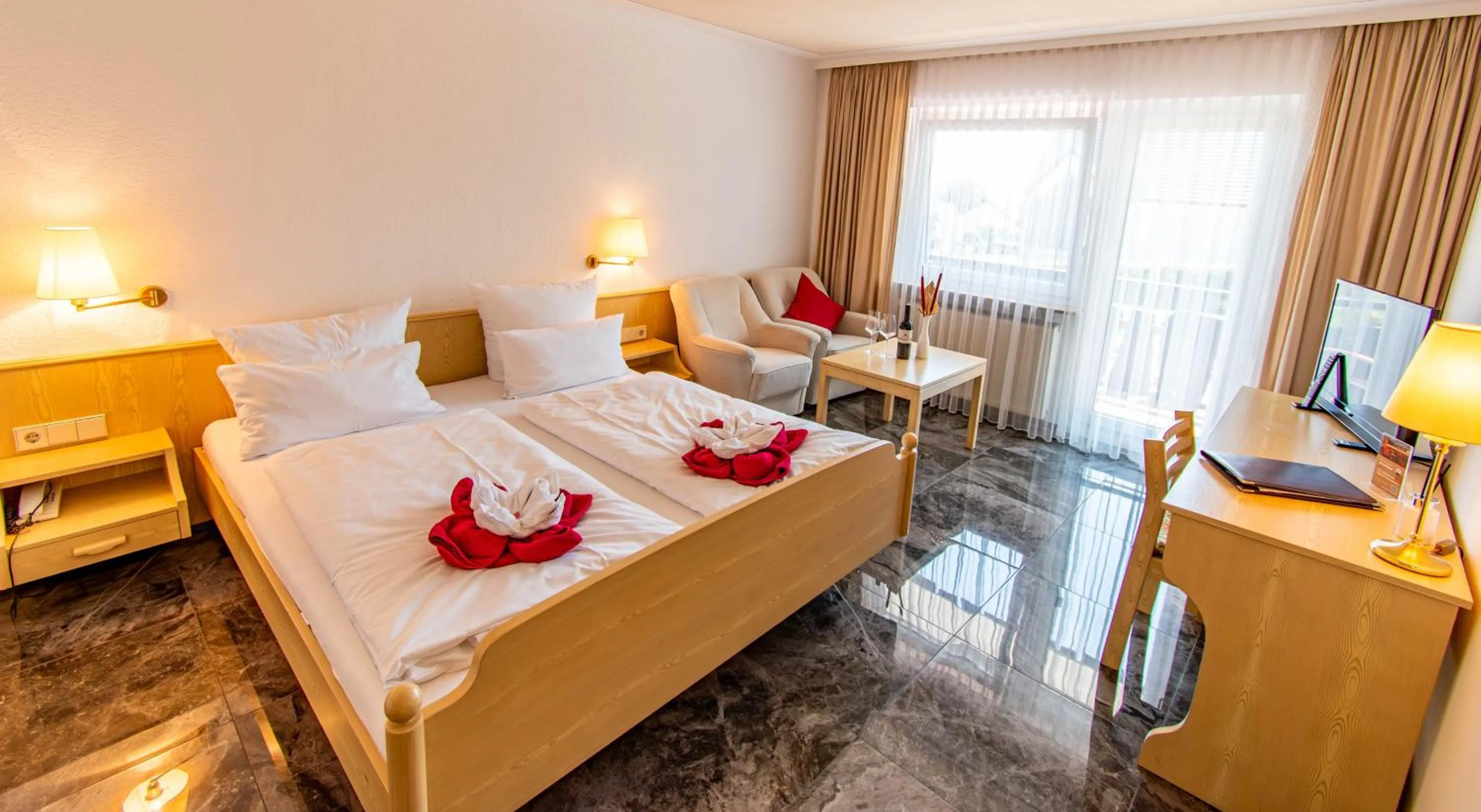 Bed in Wellnesshotel Hohenrodt