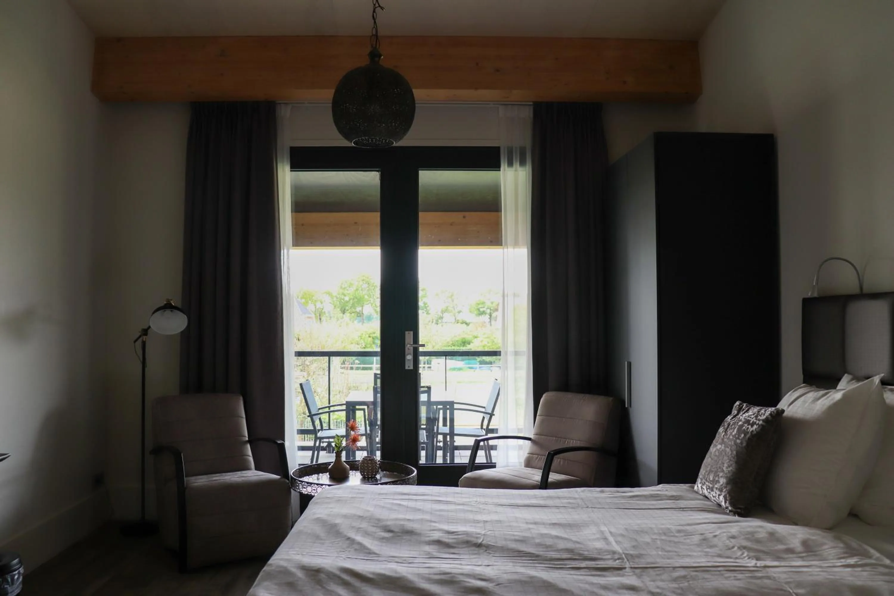 Bed in Fruitpark Hotel & Spa