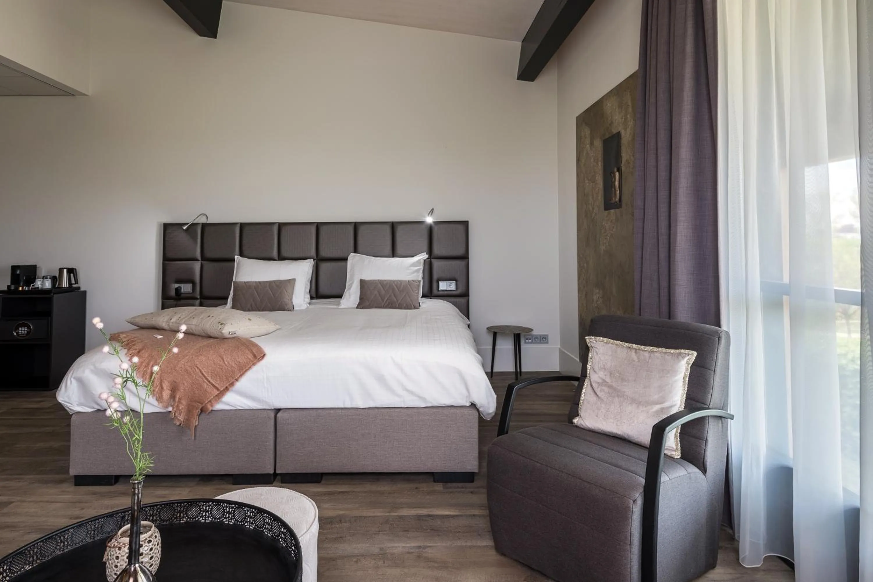 Bed in Fruitpark Hotel & Spa