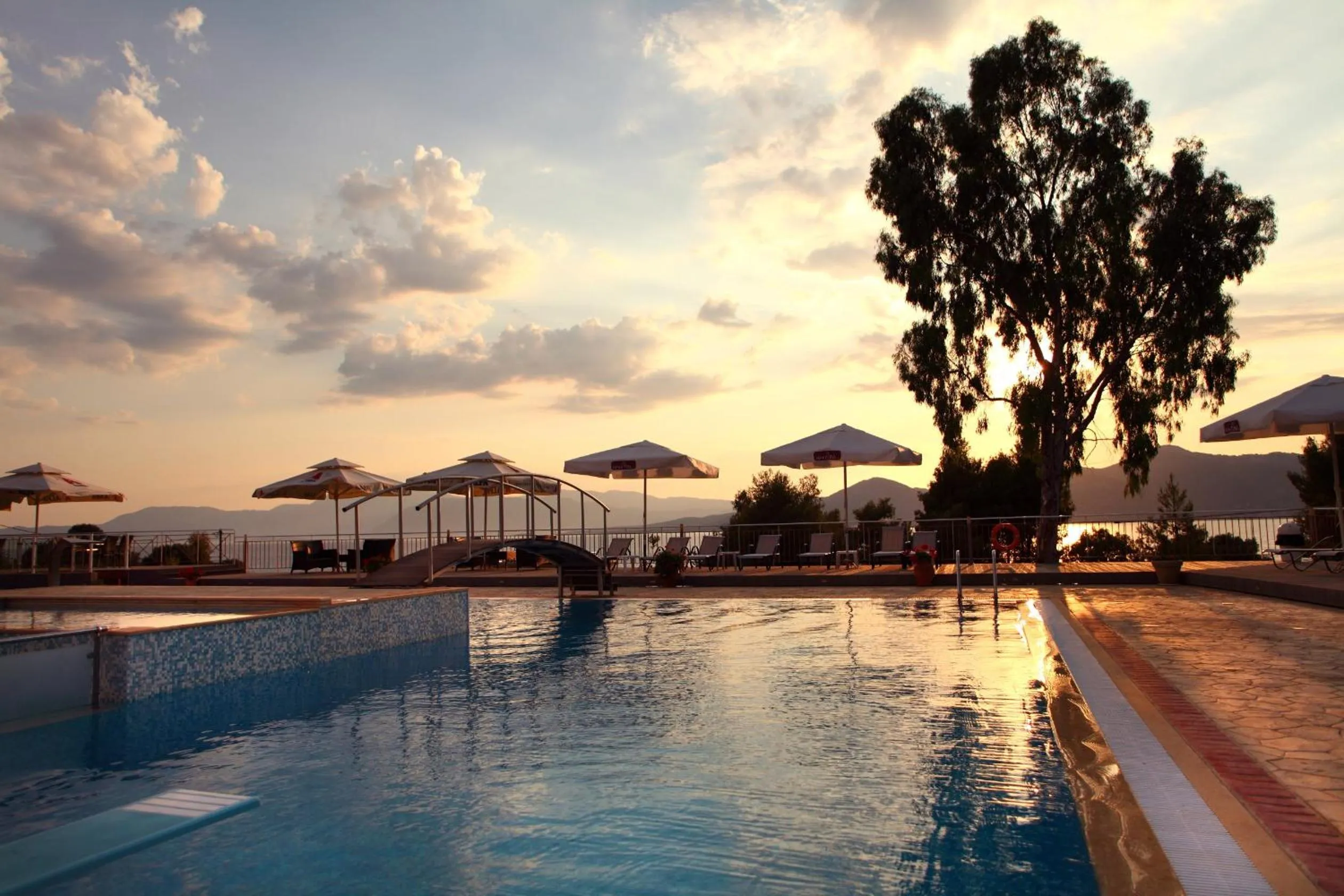 Pool view in Elektra Hotel
