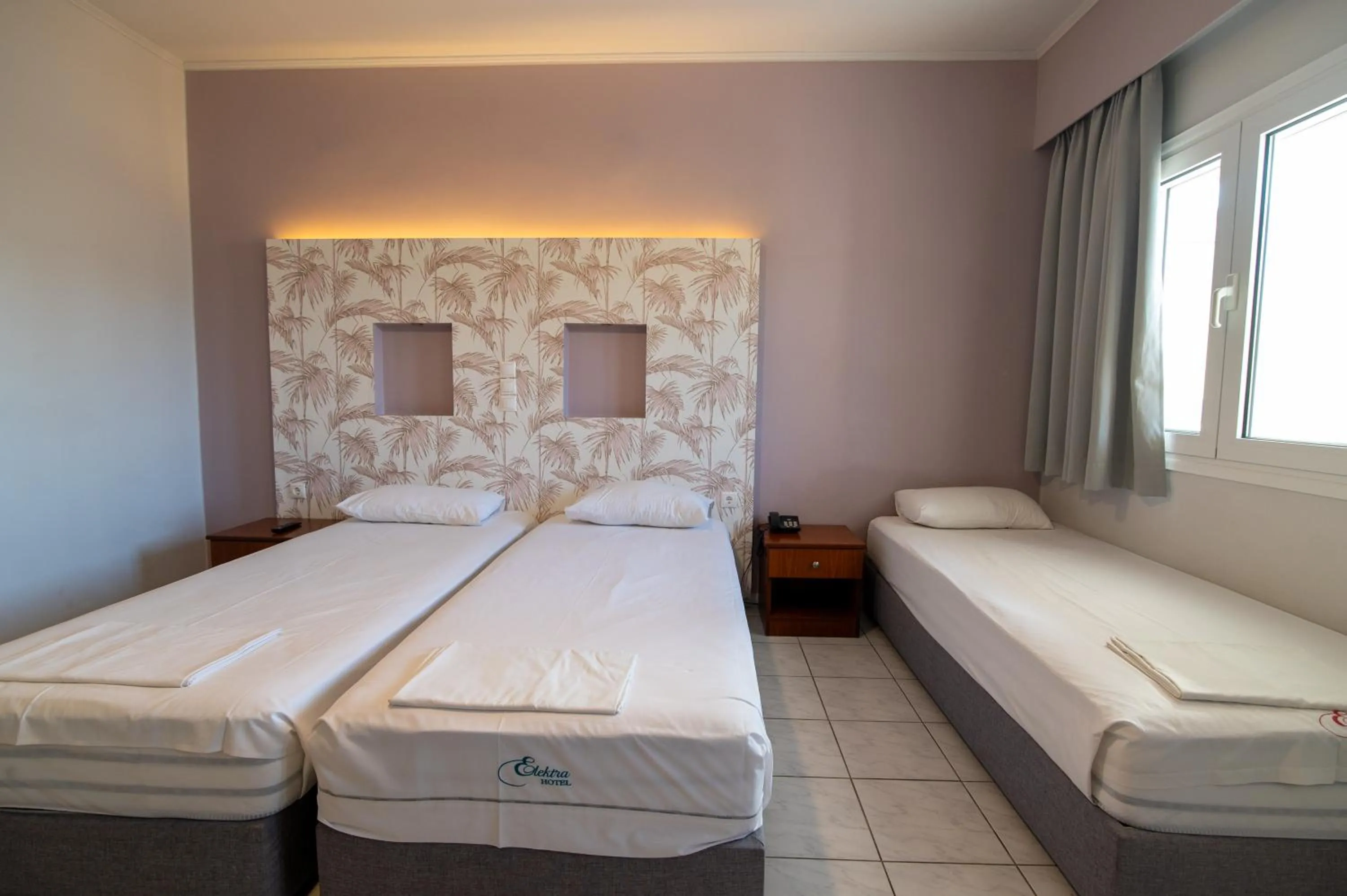 Bed in Elektra Hotel