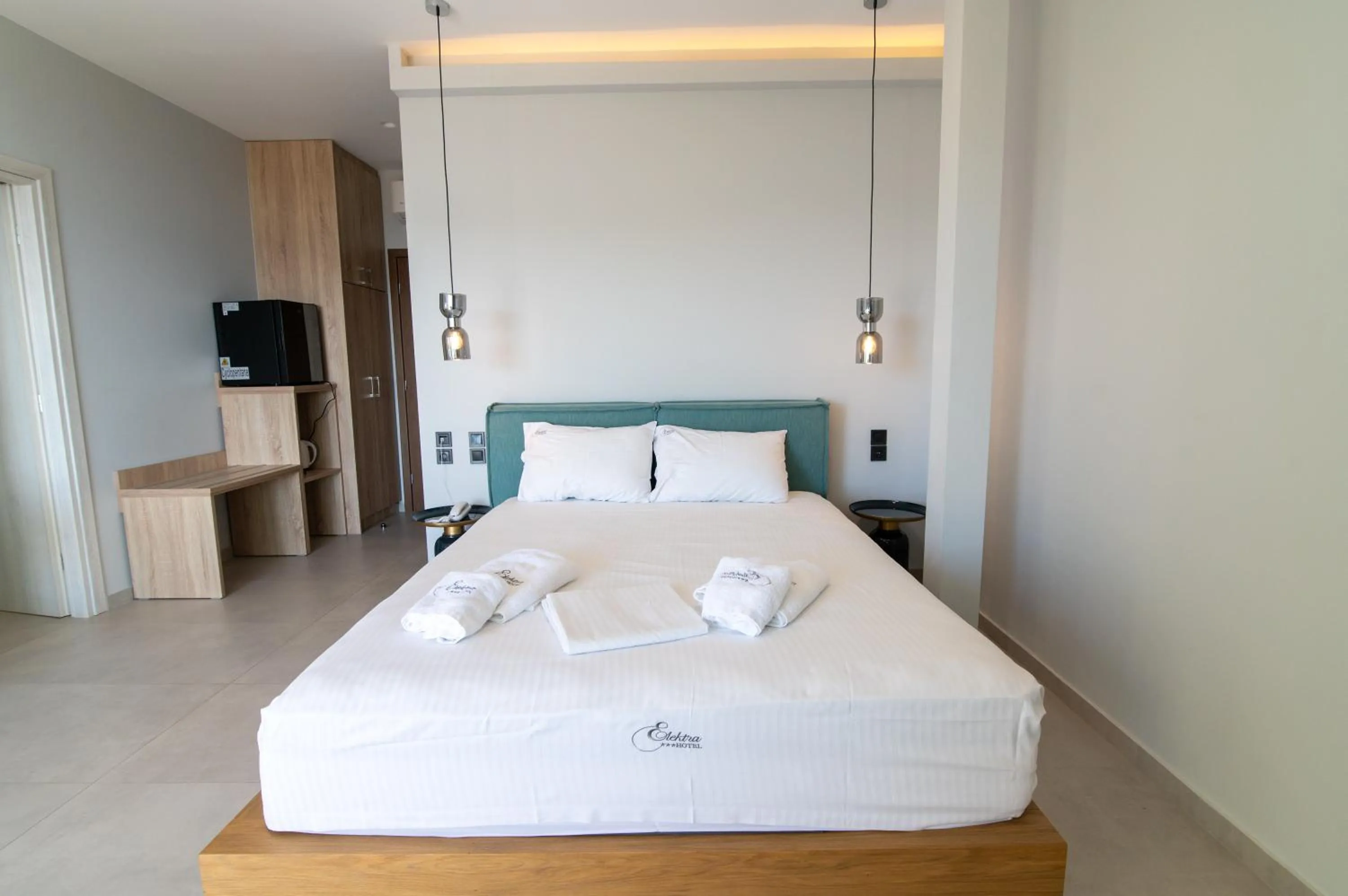 Bed in Elektra Hotel