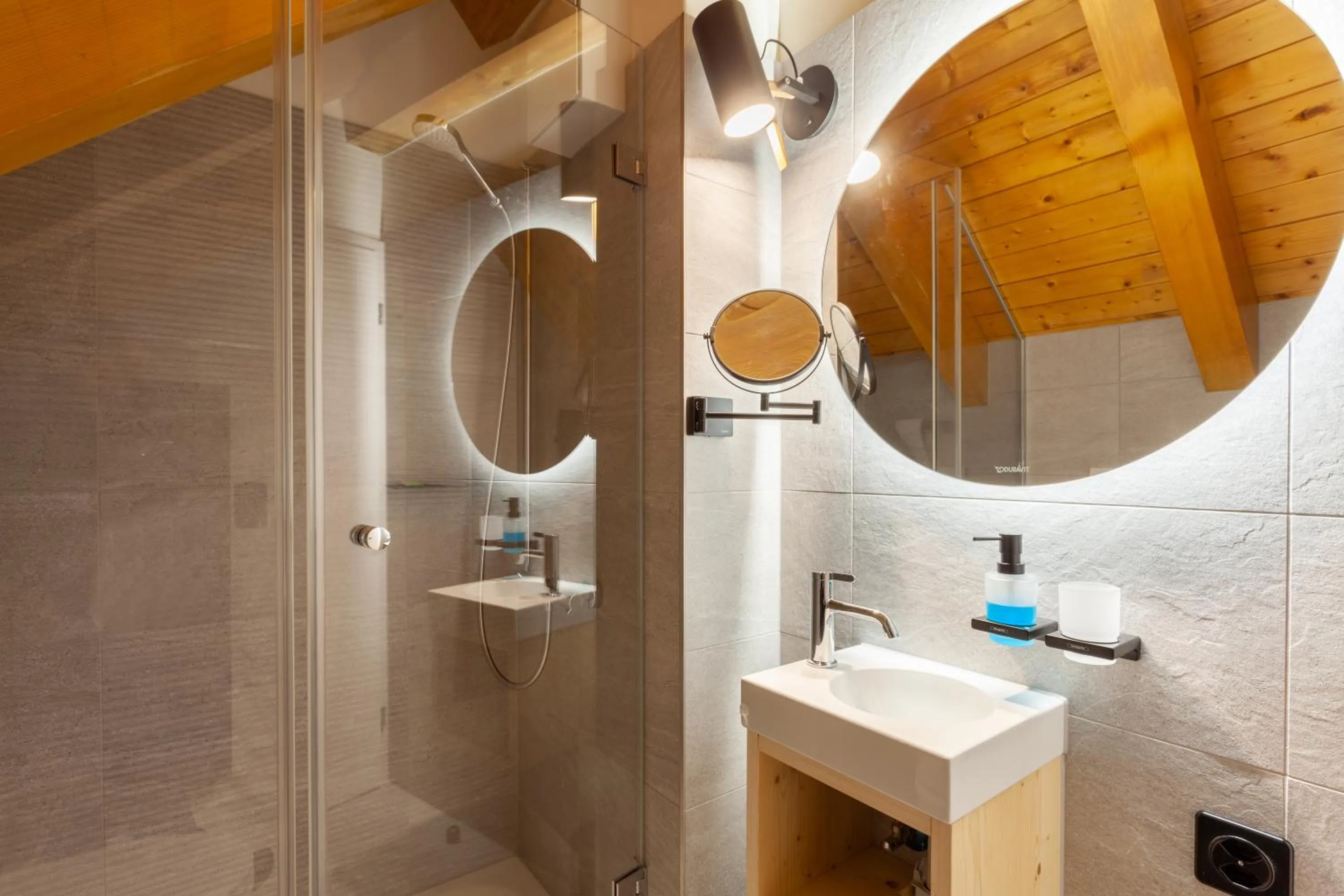 Bathroom in Sonne Andermatt Swiss Quality Hotel