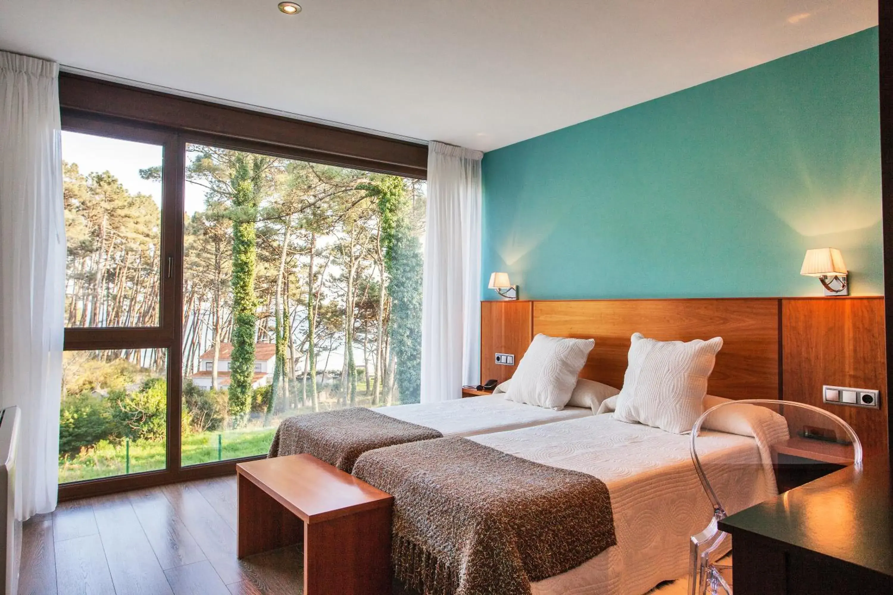 Double or Twin Room with Sea View in Hotel Alén do Mar Double or Twin Room with Sea View in Hotel Alén do Mar