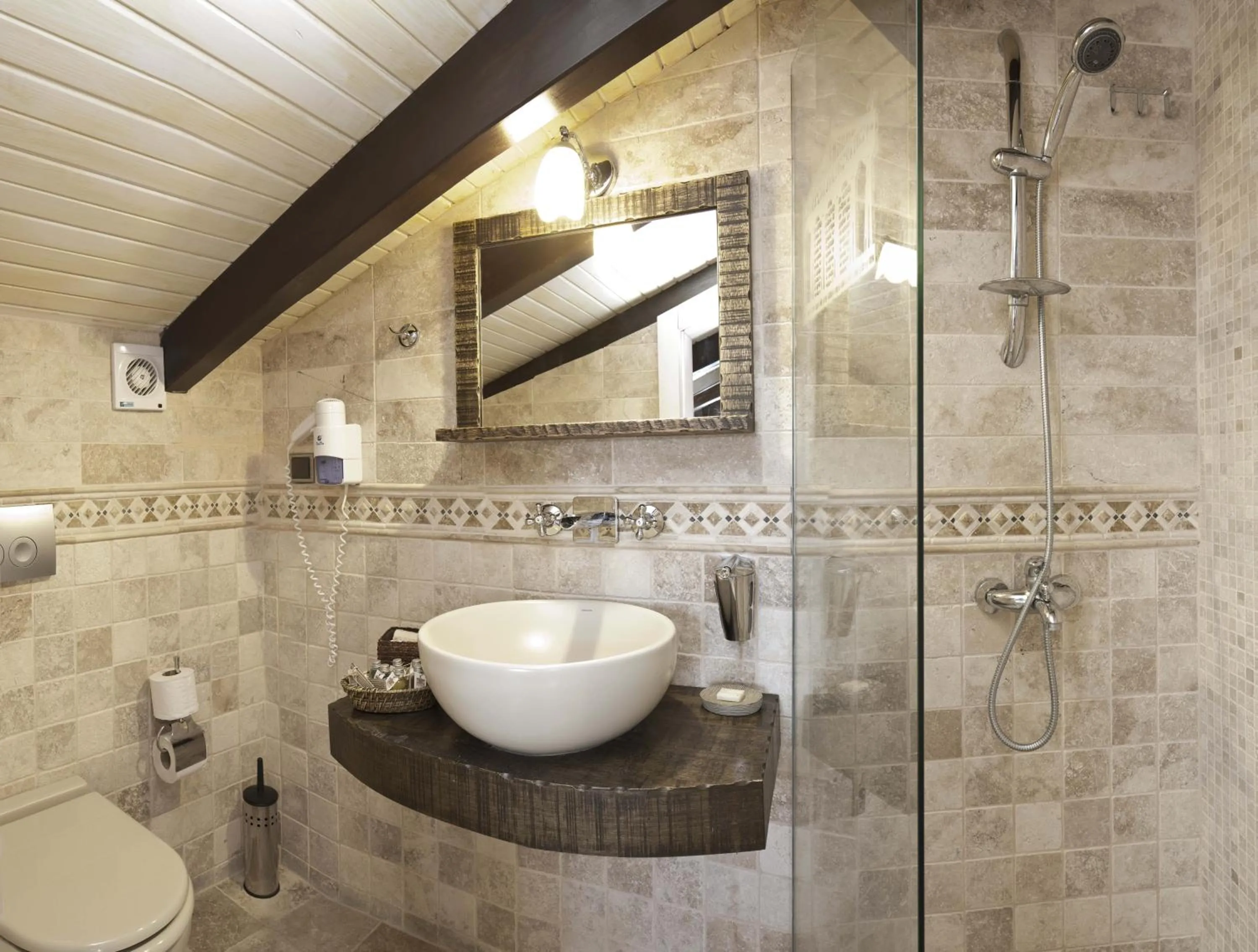 Toilet in Assos Behram Special Class Hotel Adults Only