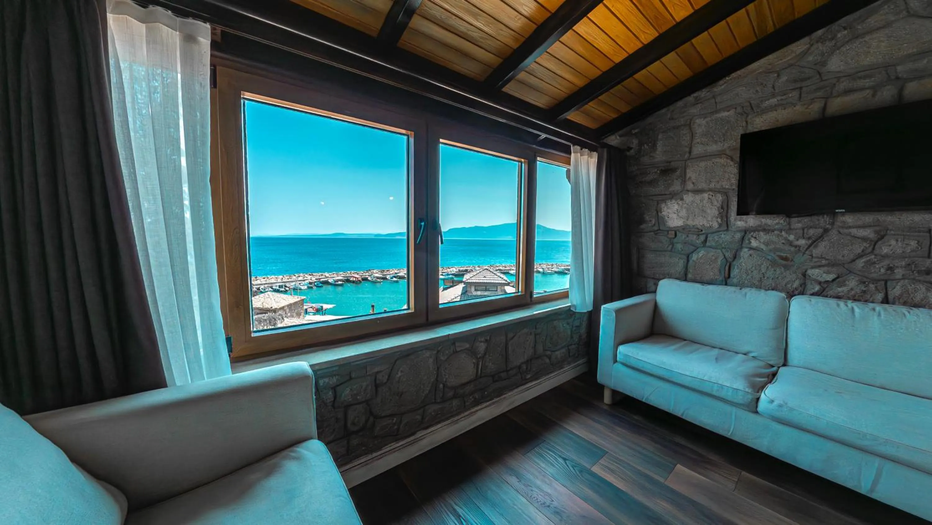 Sea view in Assos Behram Special Class Hotel Adults Only