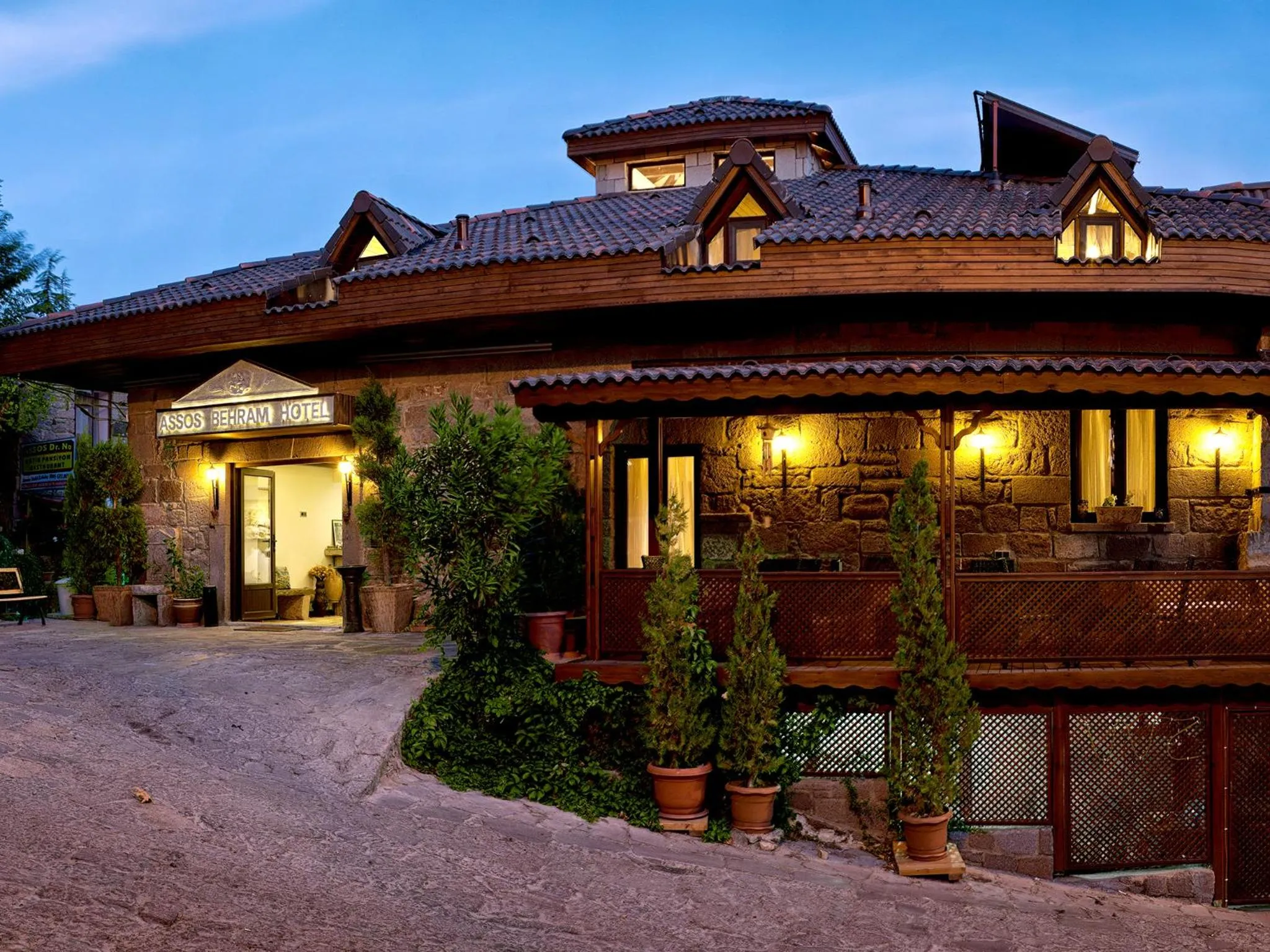 Facade/entrance in Assos Behram Special Class Hotel Adults Only