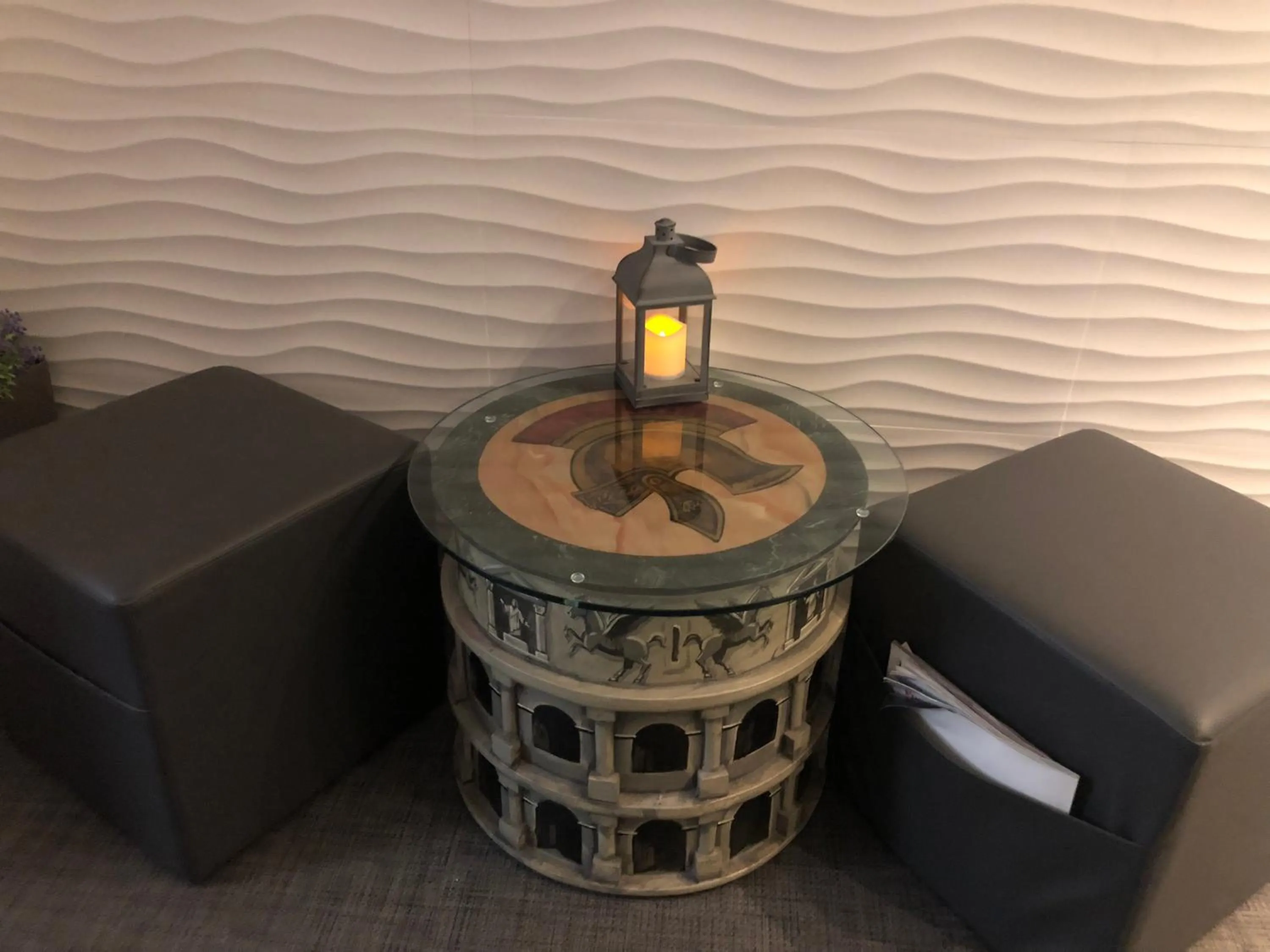 Decorative detail in Gracchi Guest House