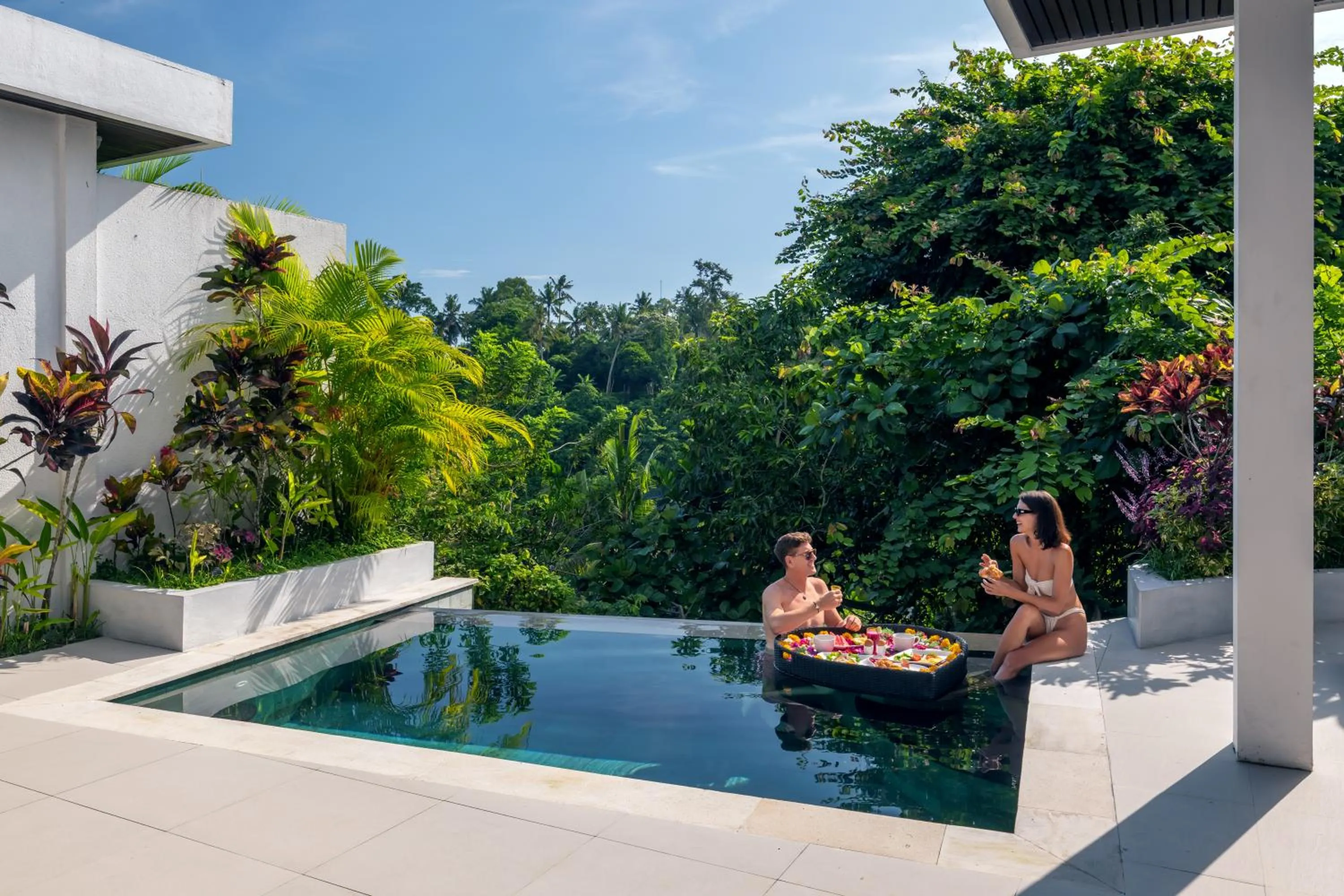 Swimming pool in Cahaya Indah Villas