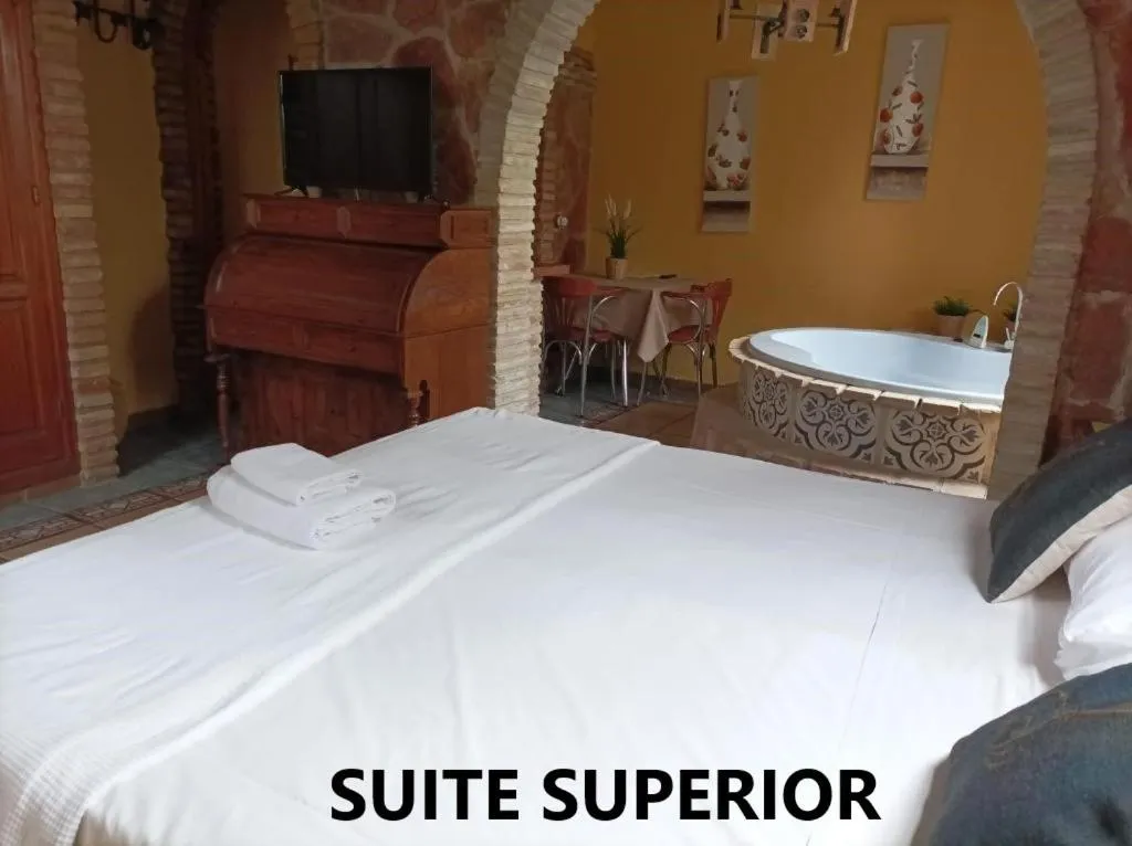 Bed in Alojamientos La Casa de Piedra