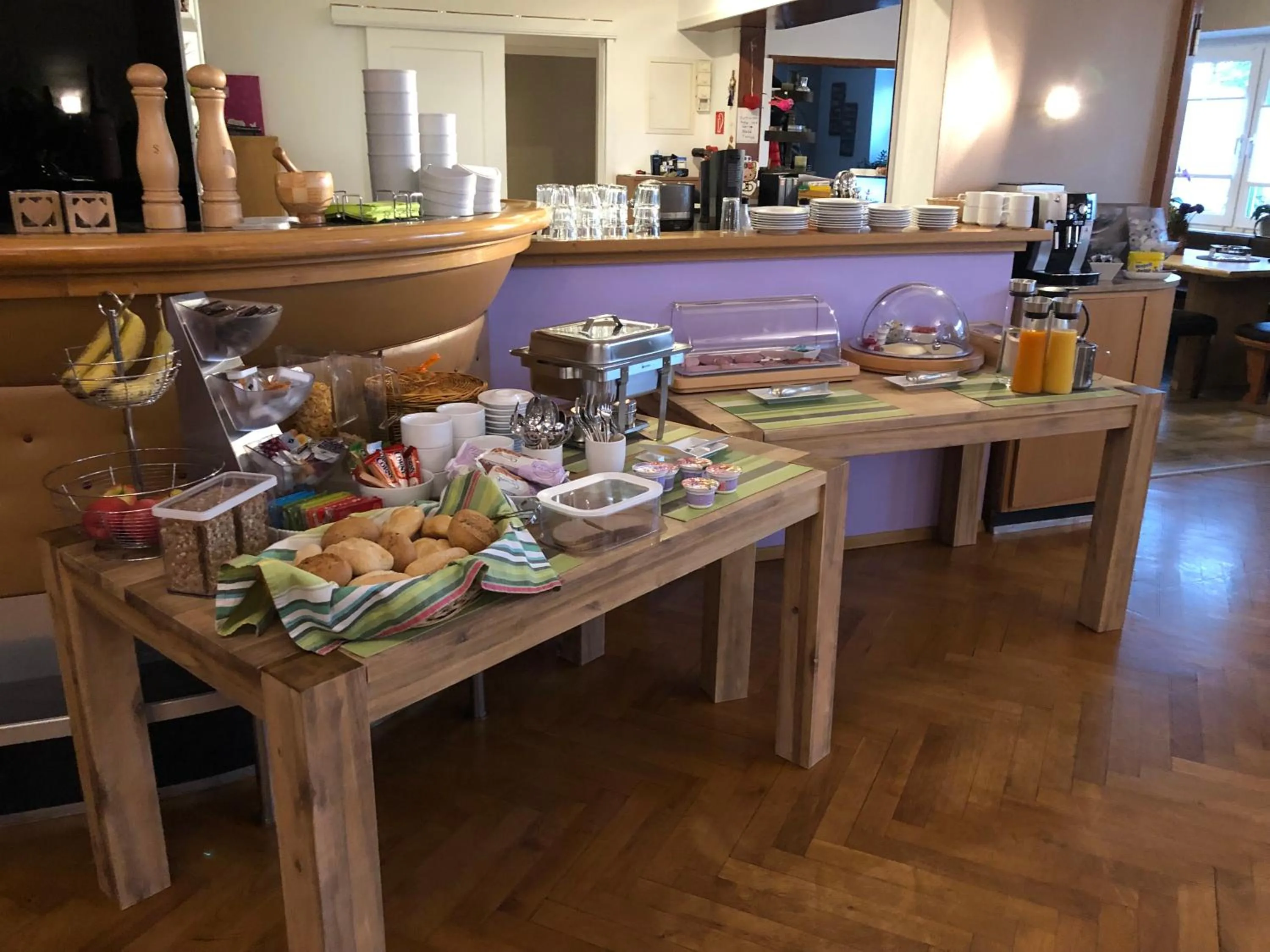 Buffet breakfast in Hotel Sonnenhof
