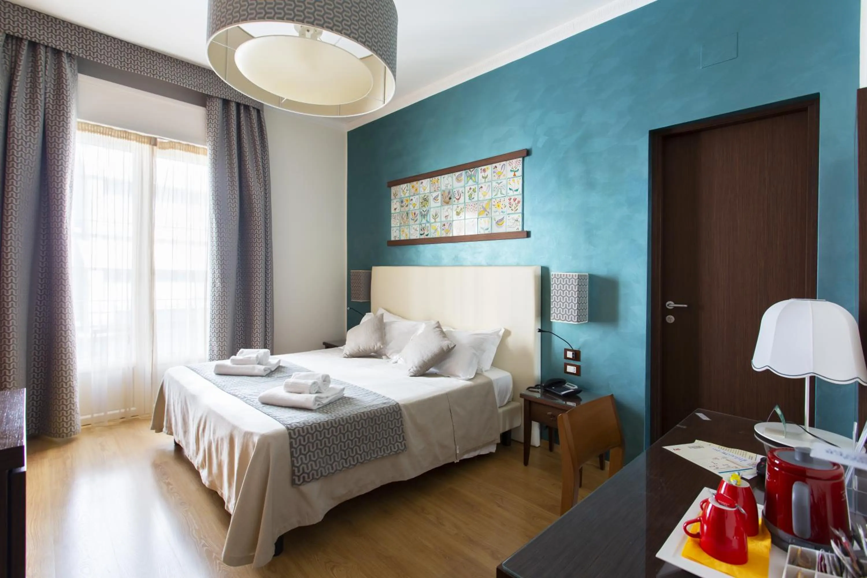 Photo of the whole room, Bed in Residenza Wagner