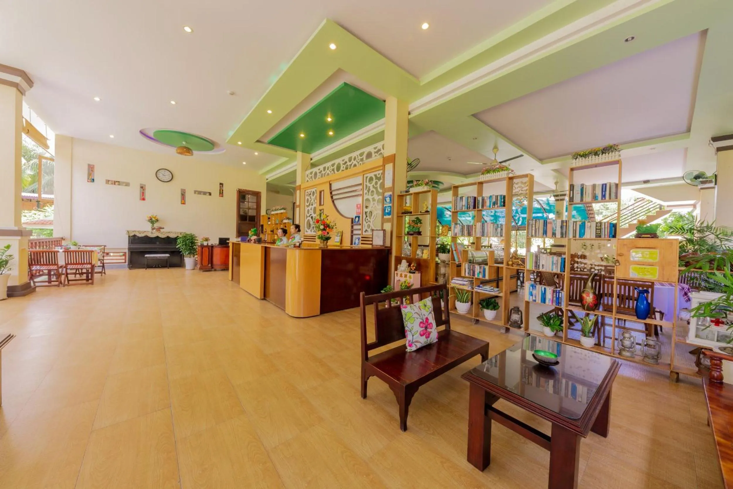 Lobby or reception in Bao Quynh Bungalow