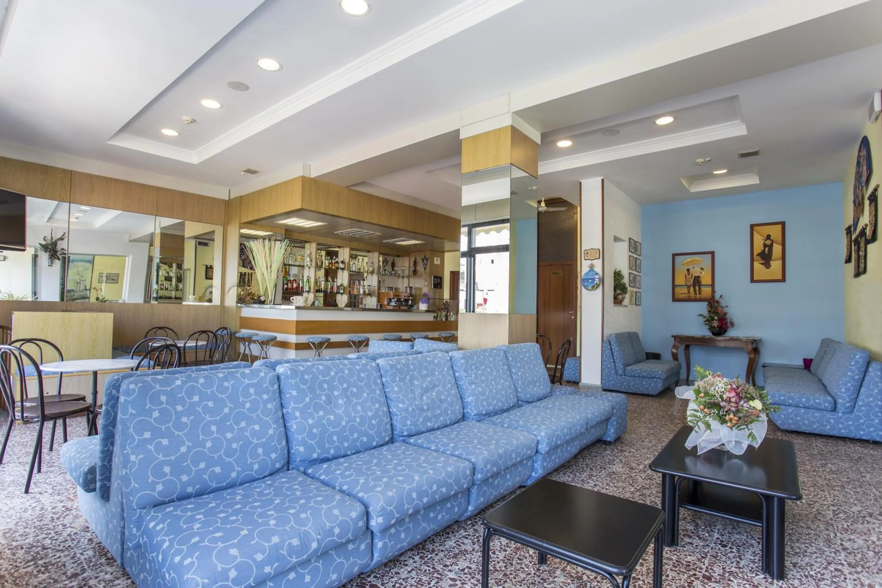 Lobby or reception in Hotel Lugano