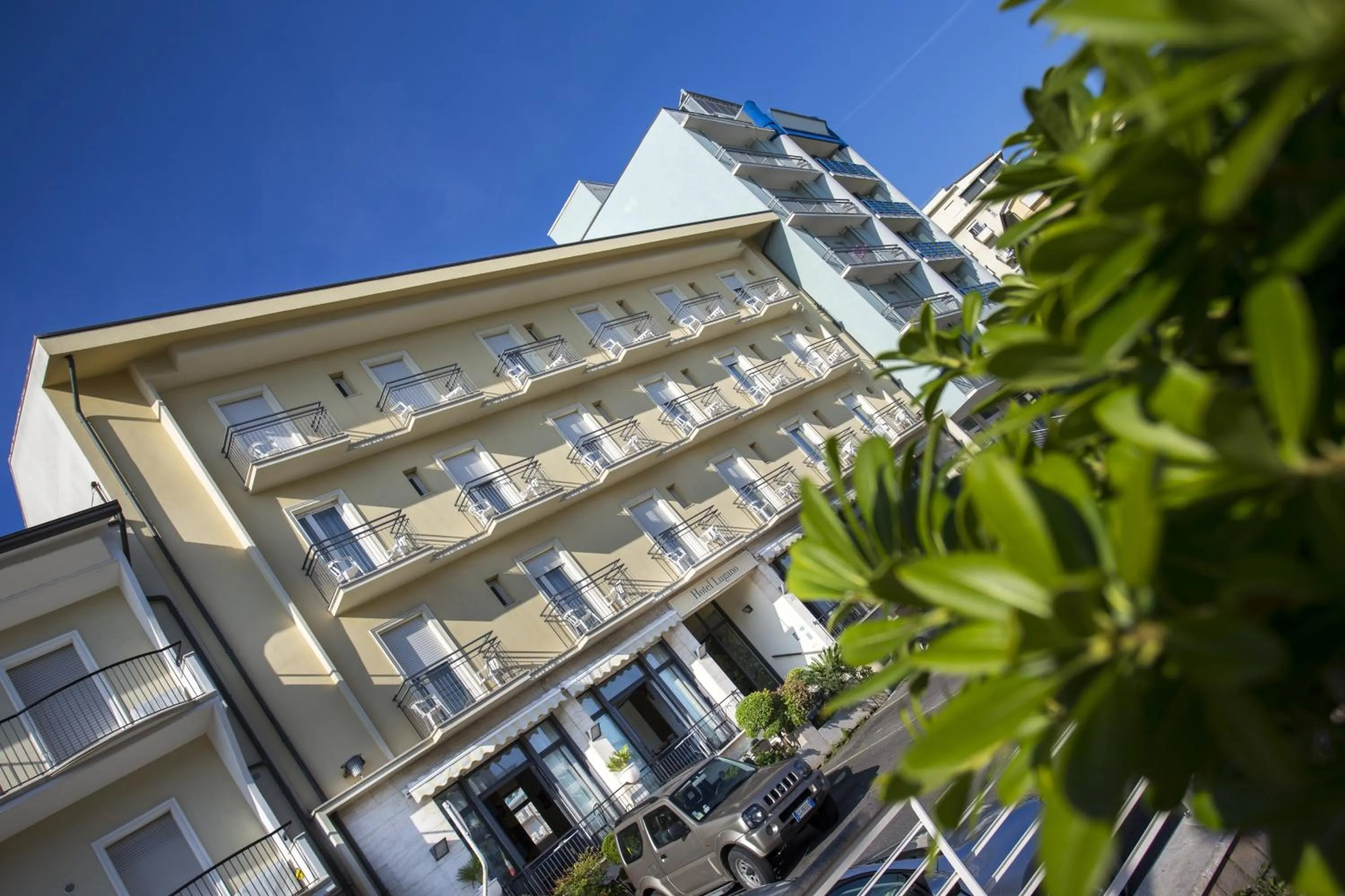Facade/entrance in Hotel Lugano