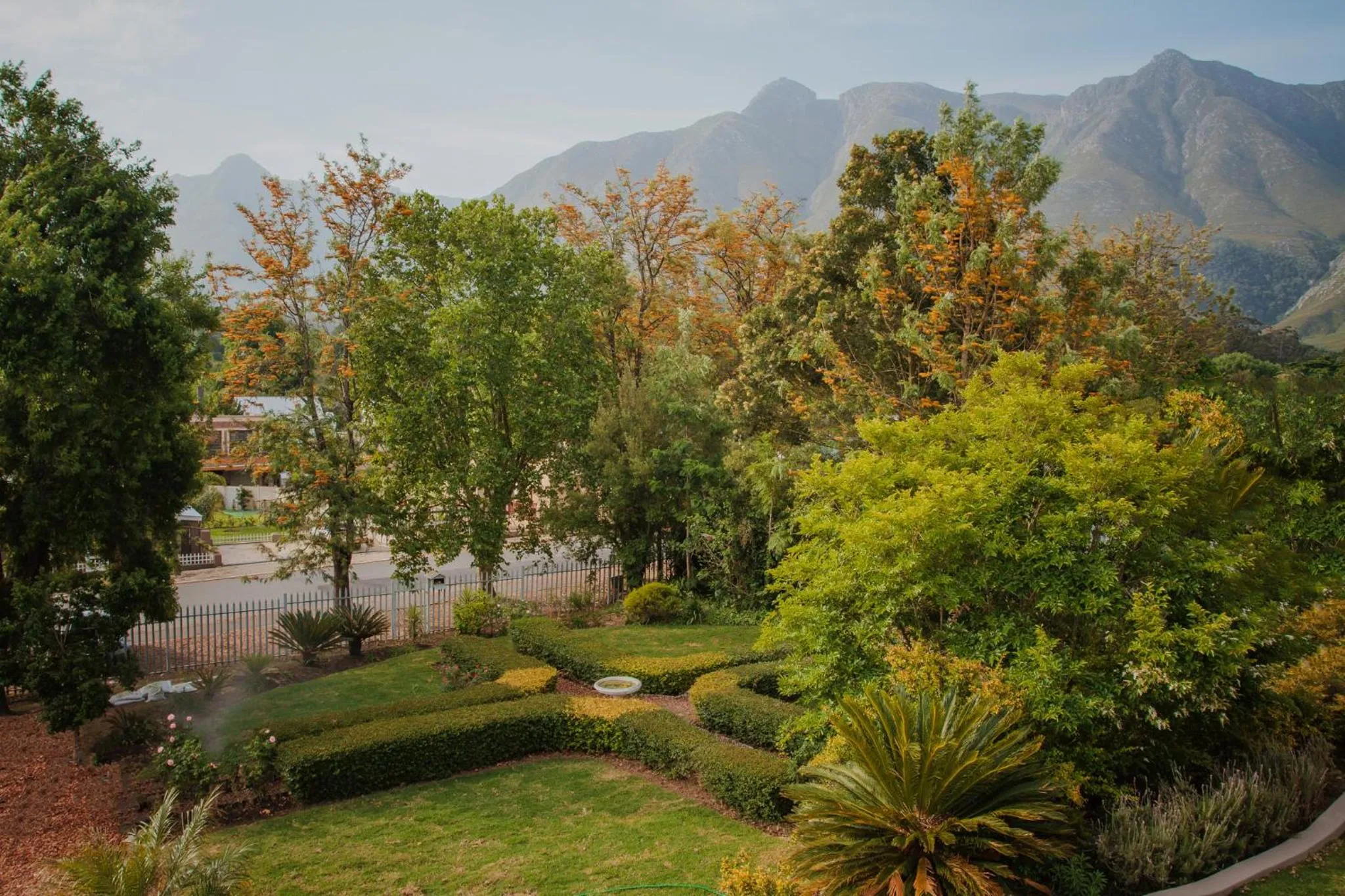 Garden view in The View Swellendam B&B