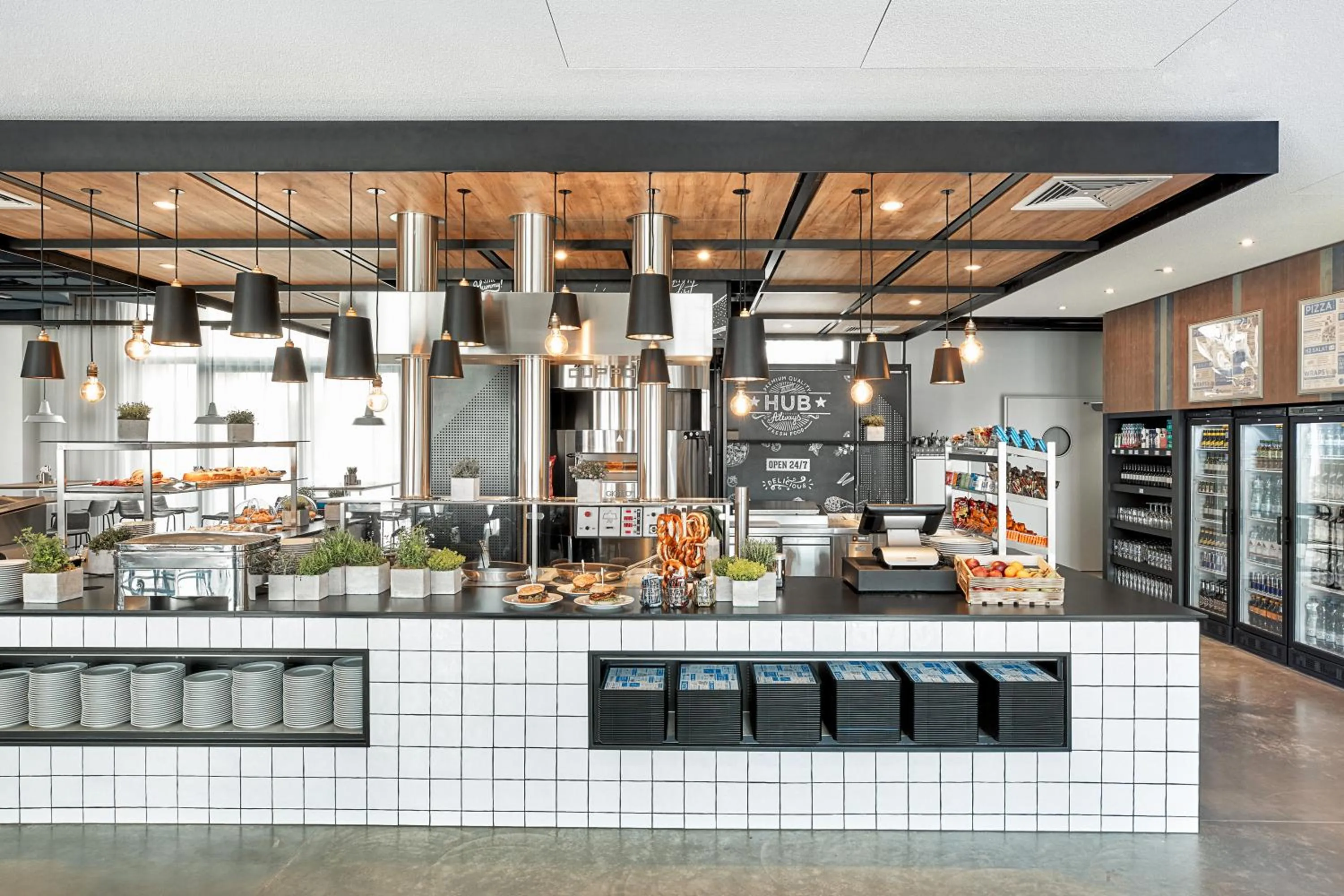 Buffet breakfast in H2 Hotel München Olympiapark