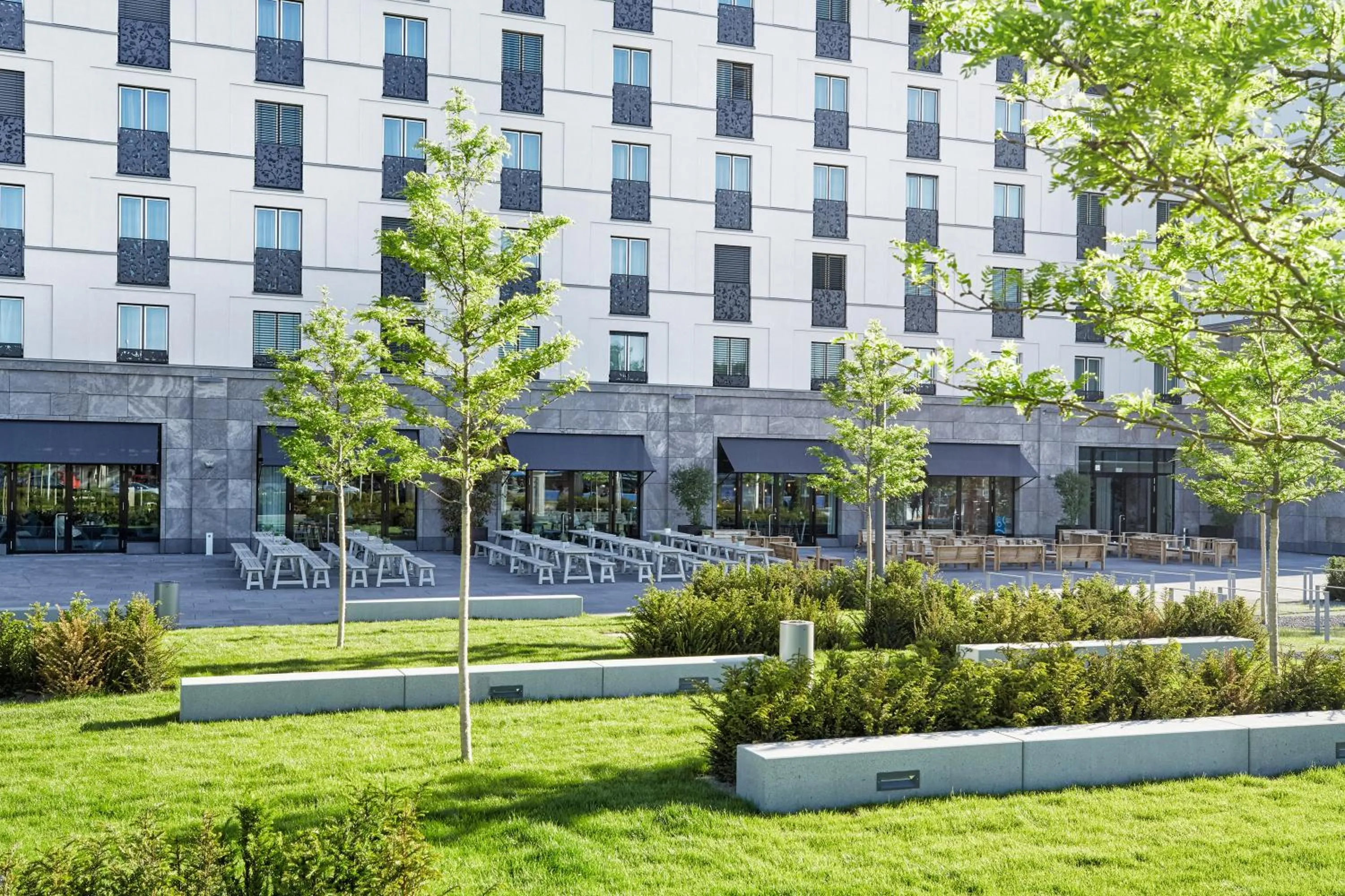 Property building in H2 Hotel München Olympiapark