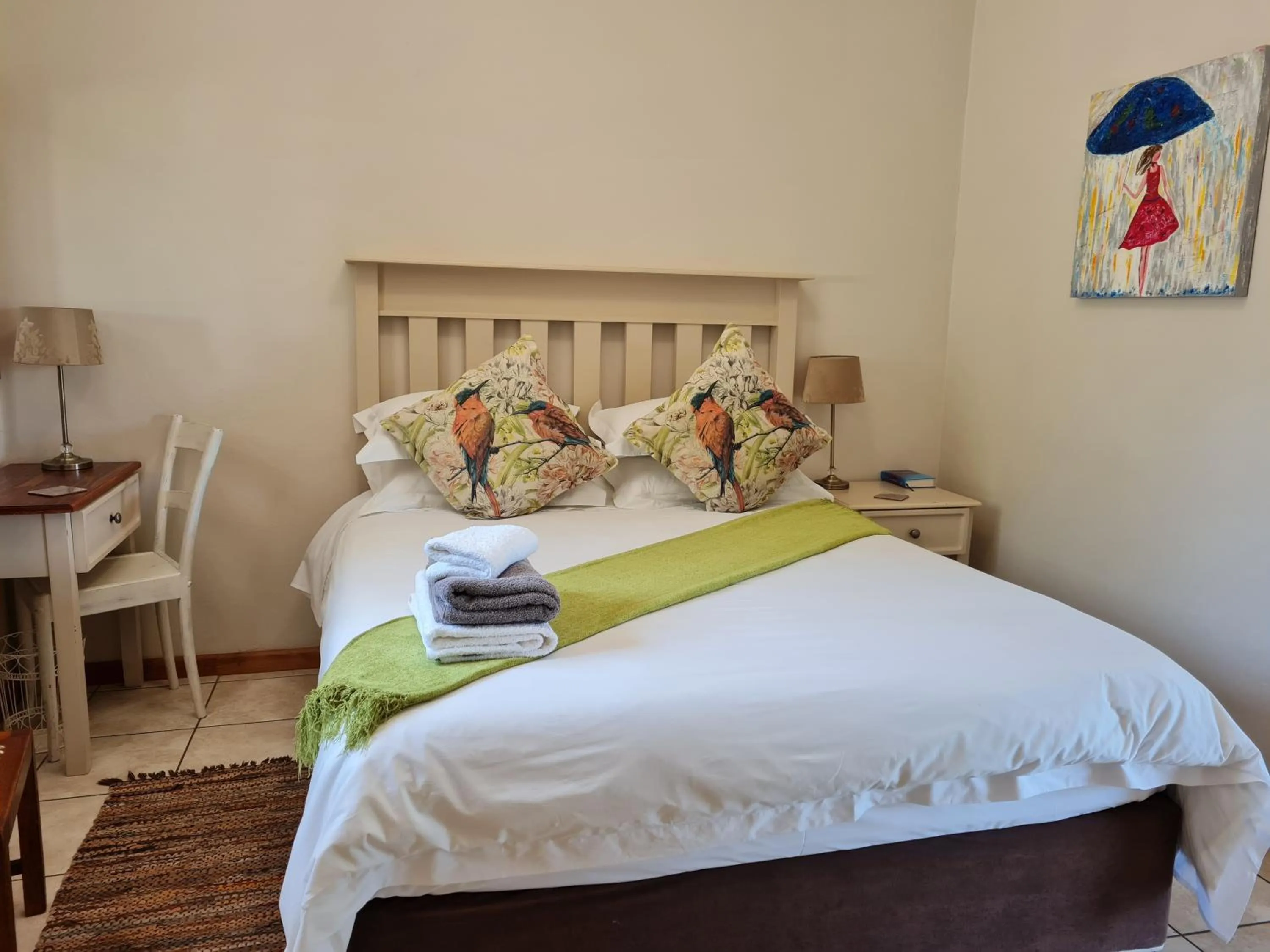 Bed in a Dam's View Accommodation