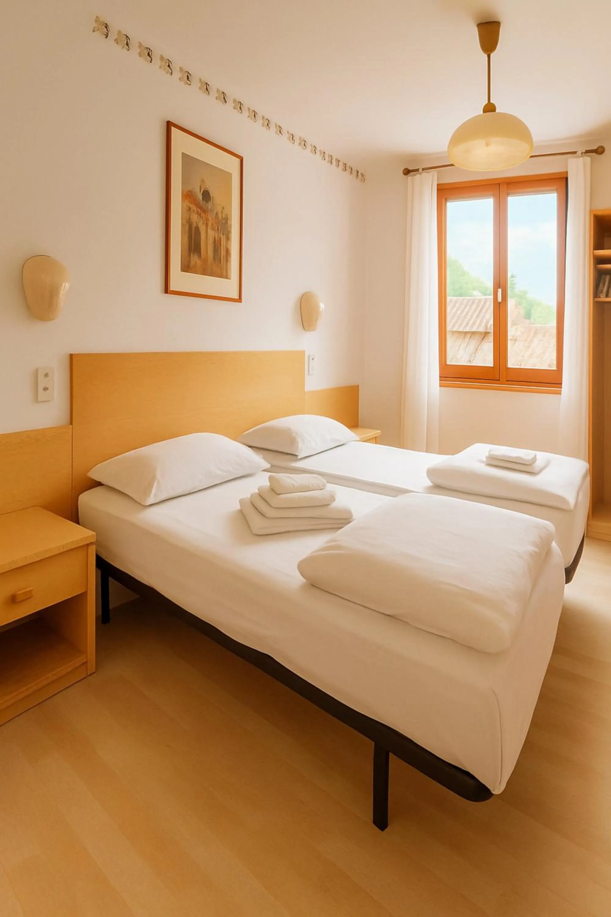 Bedroom, Bed in Hotel Modena old town